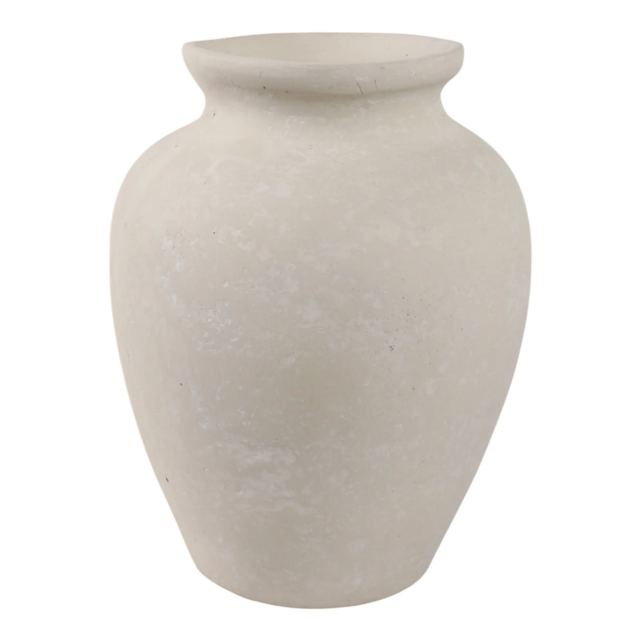 10" Traditional Jug, Paper Mache, Ivory