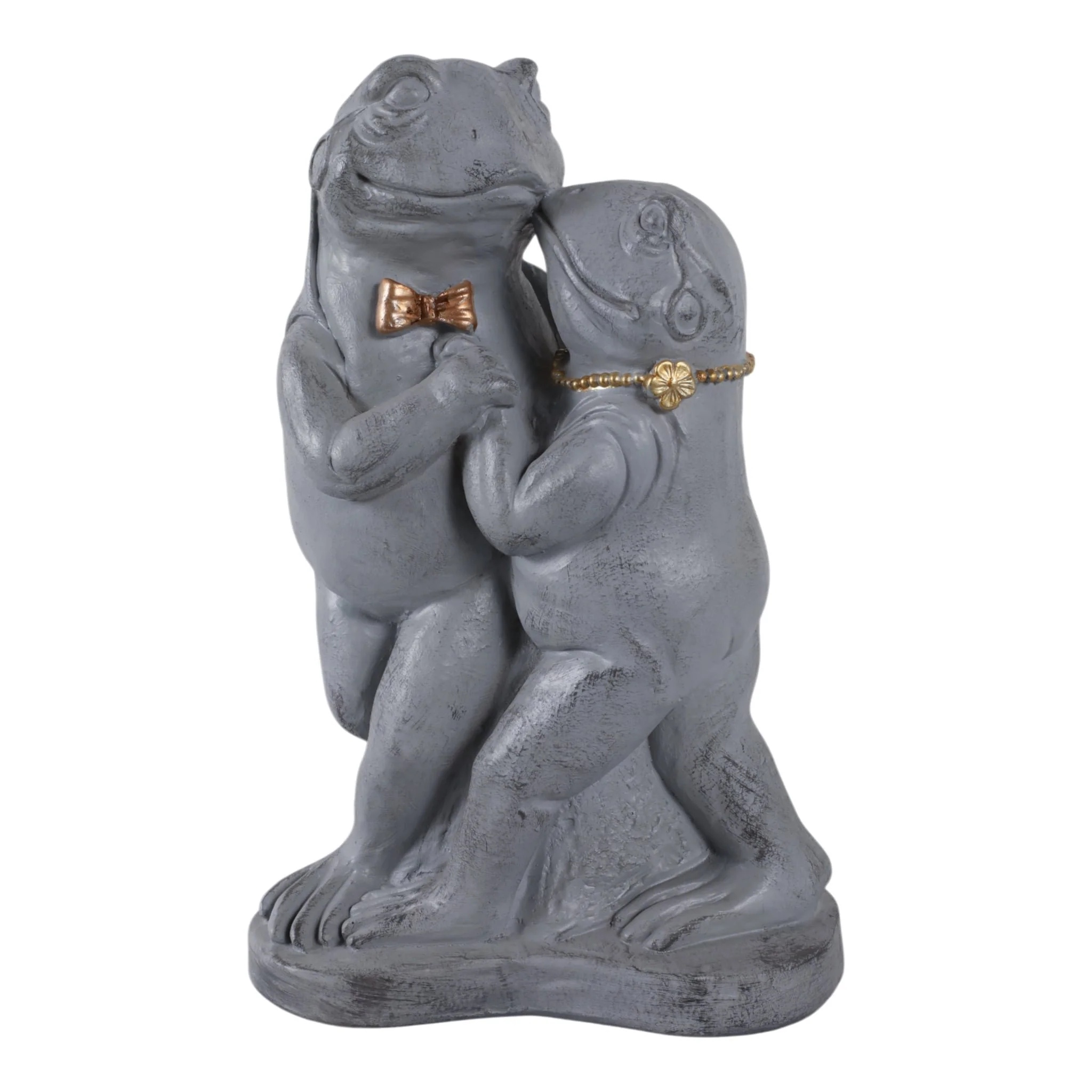 15x9" Frog Waltz, Grey