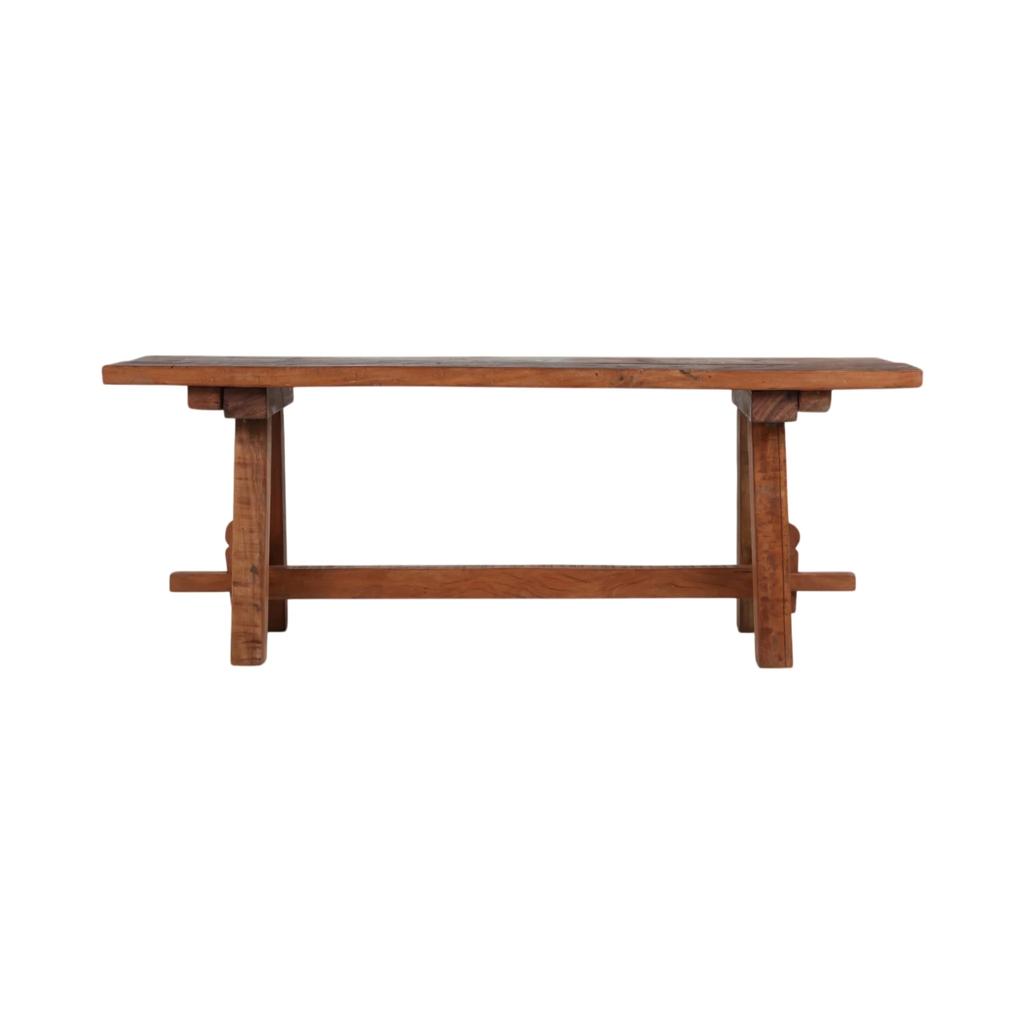 48x18 Reclaimed Wood Bench, Natural