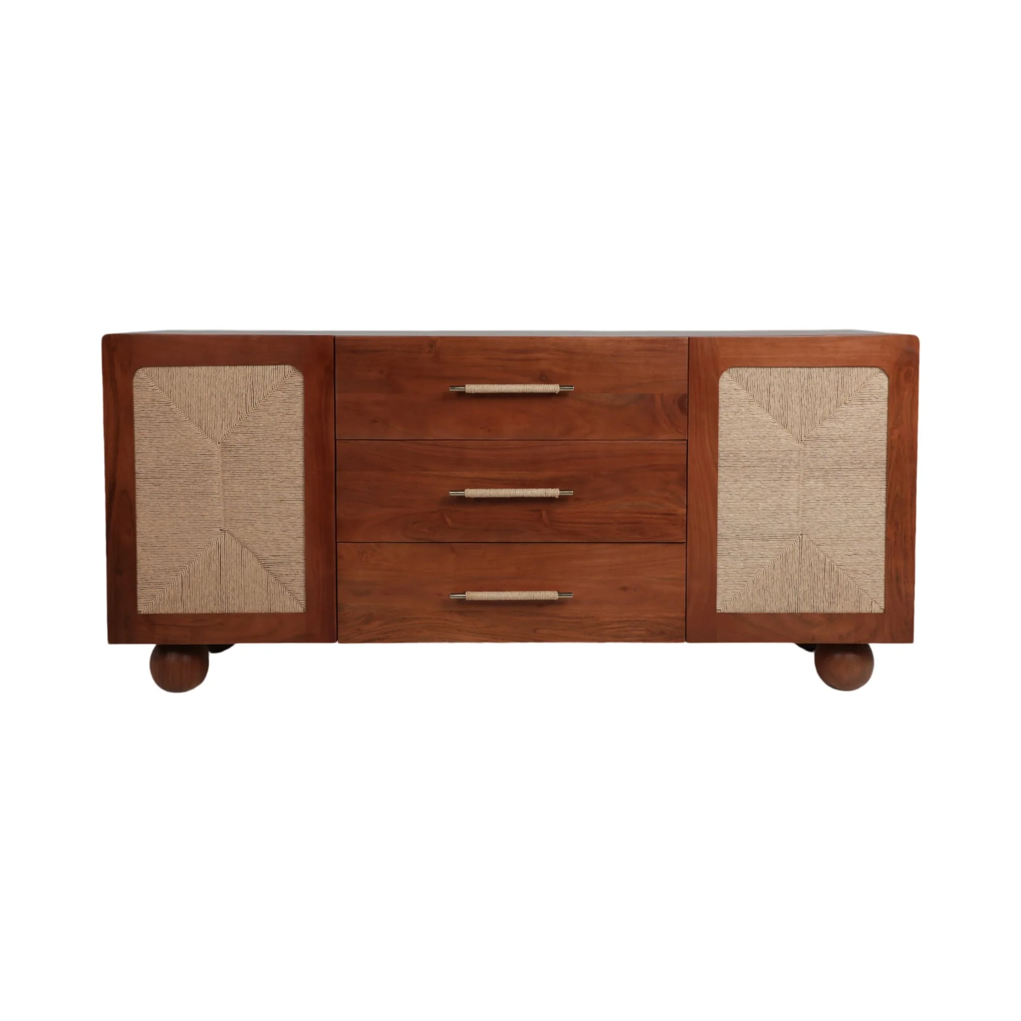 65" Acacia Abacus Sideboard, Brown / Kd