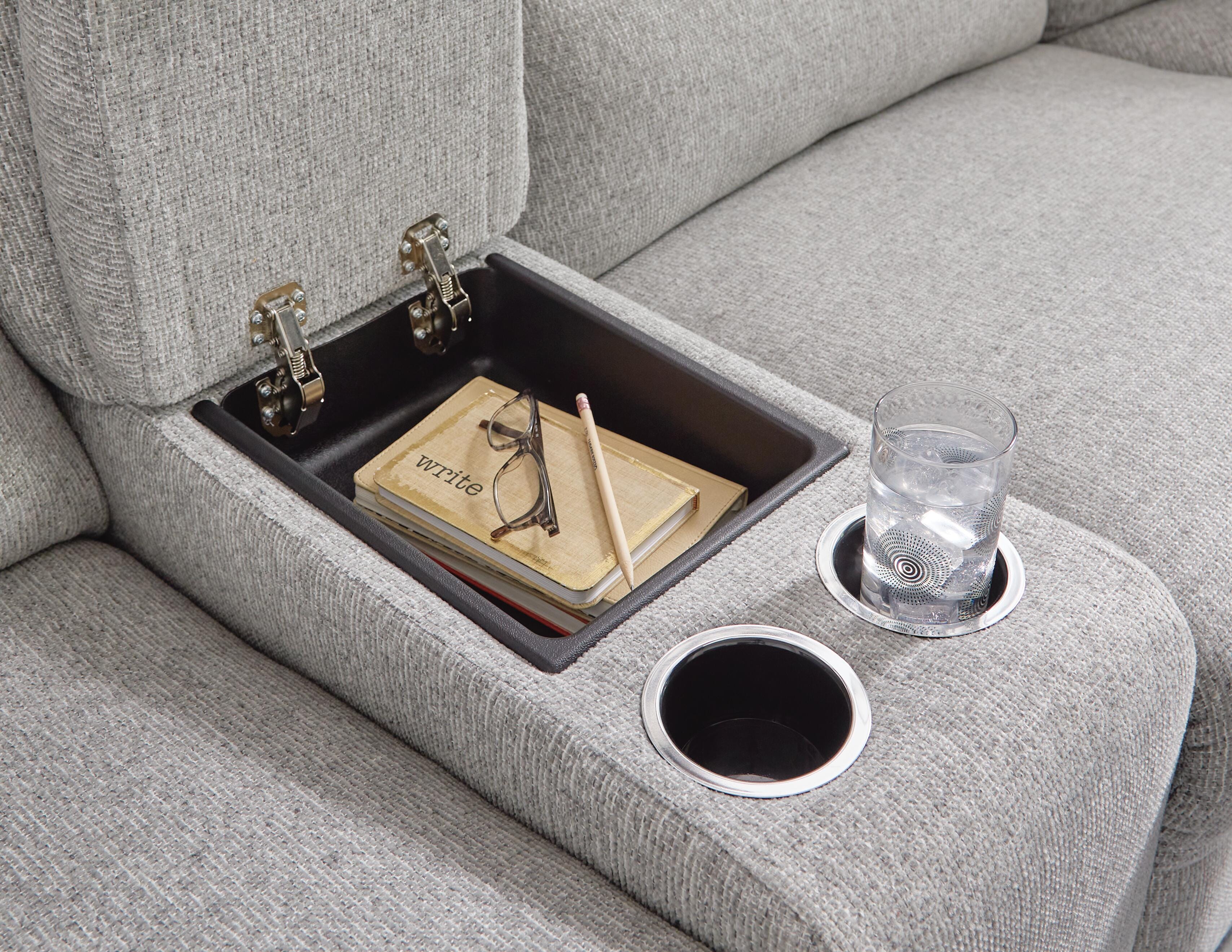 Acklen Place Power Sectional Reclining Sofa with Storage Console - Image 35