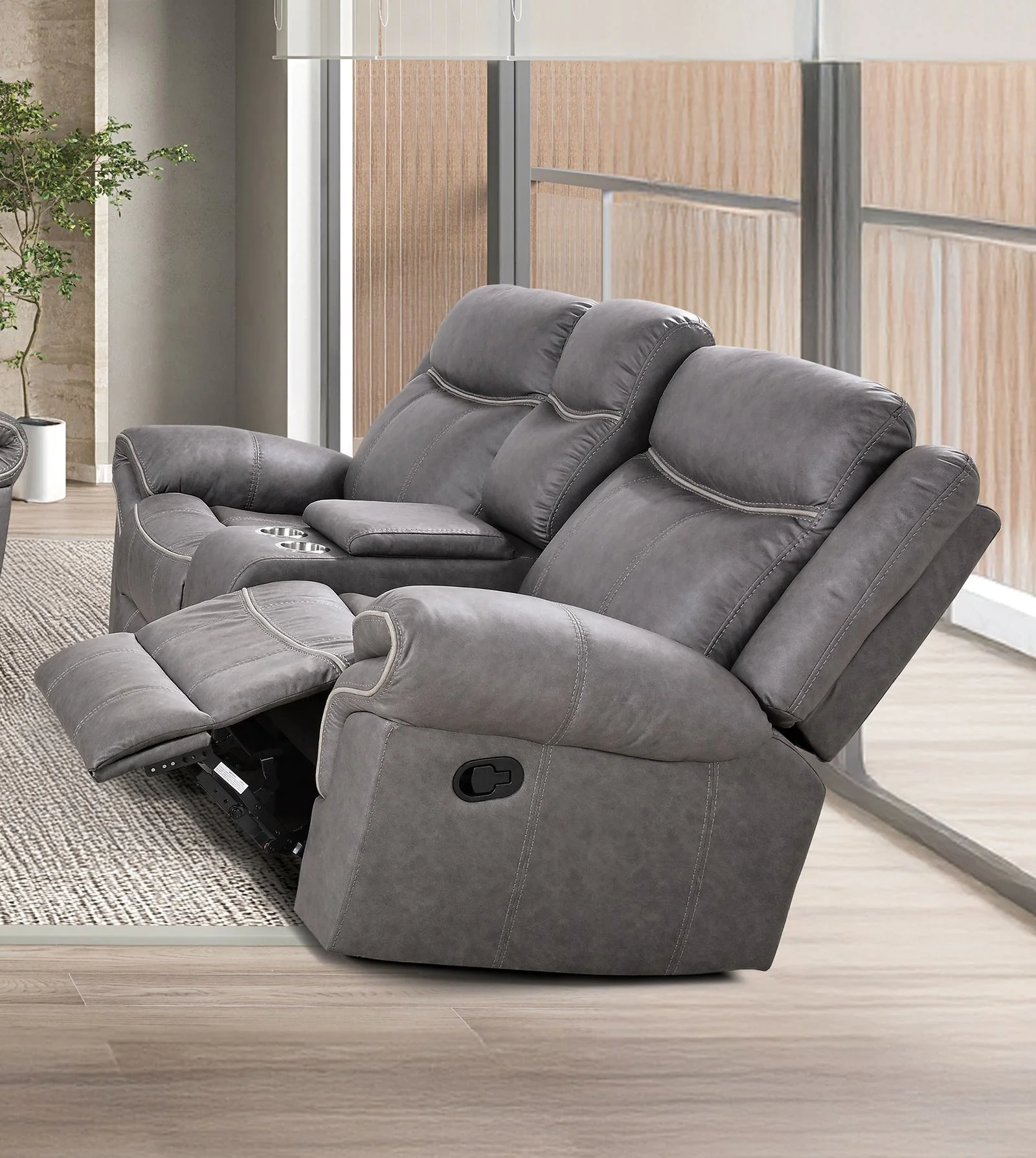 Agata Loveseat, Warm Gray