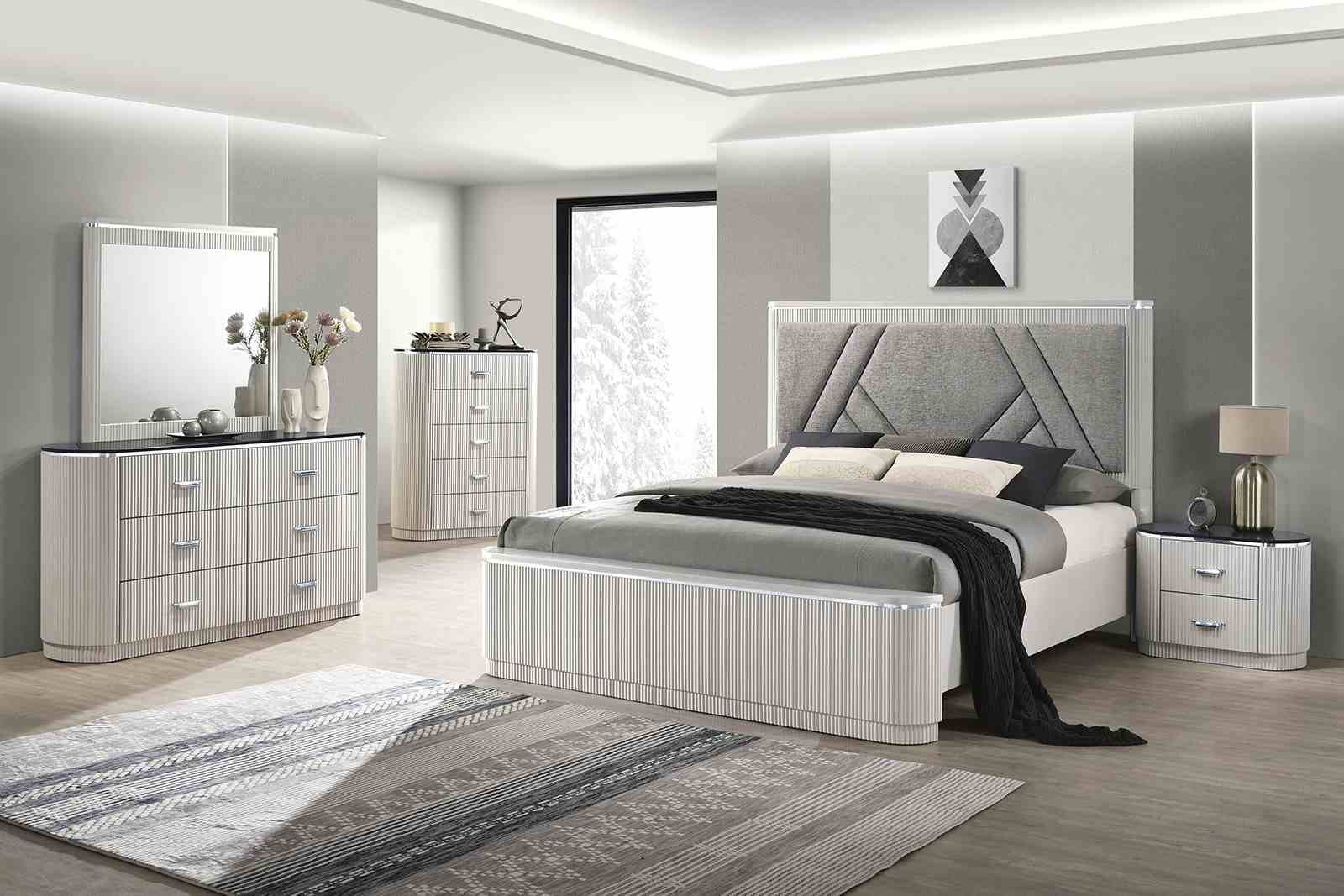 Aldgate Nightstand, Light Gray - Image 2