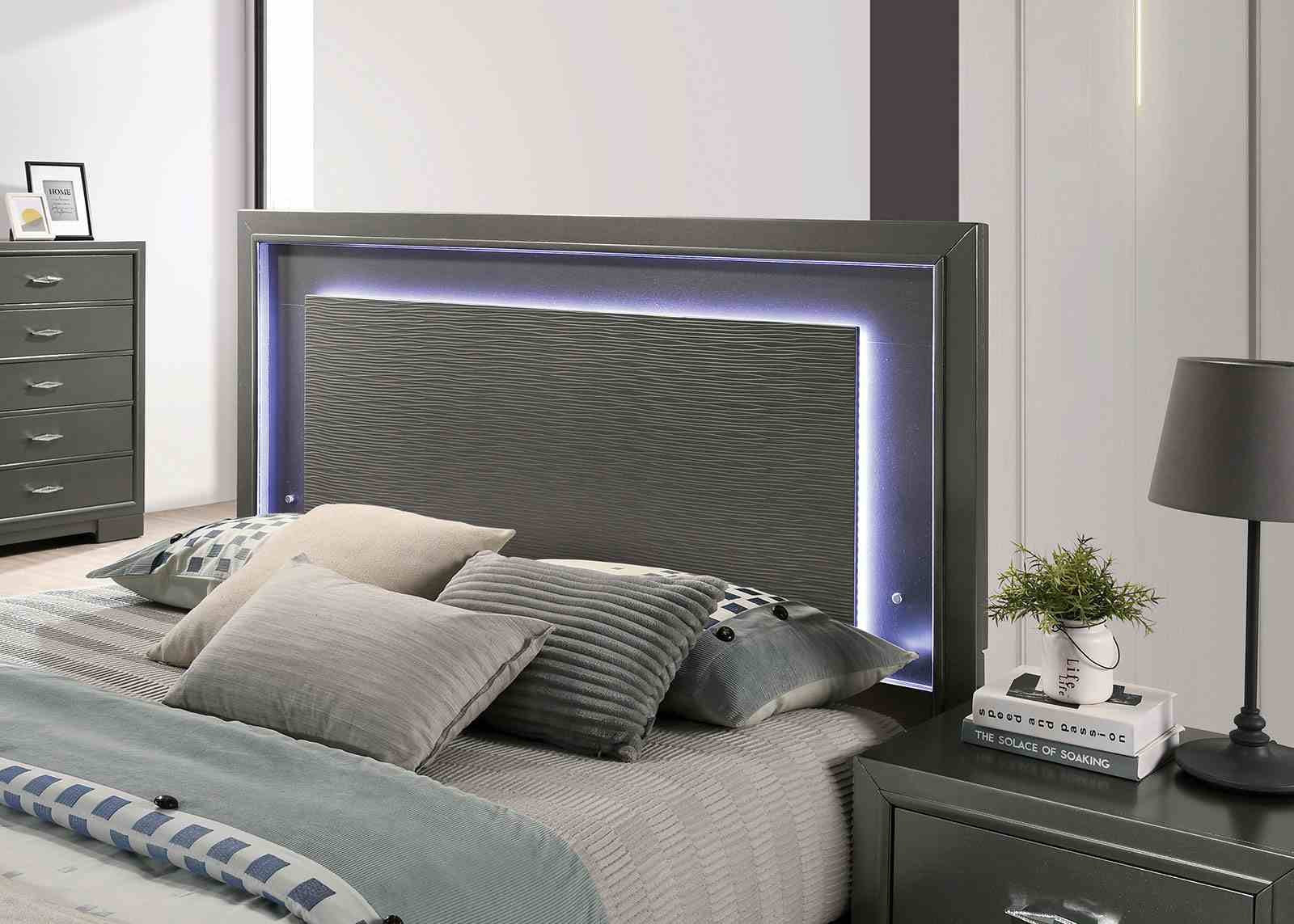 Alison Full Bed, Dark Walnut - Image 2