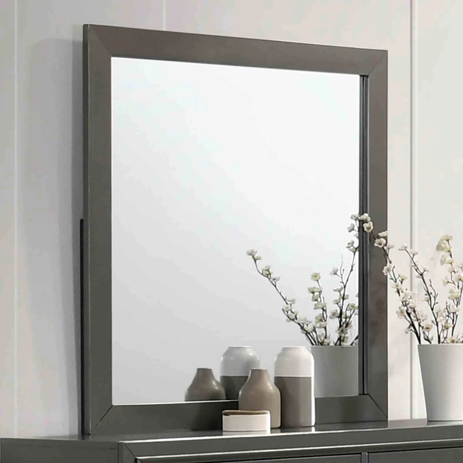 Alison Mirror, Dark Walnut