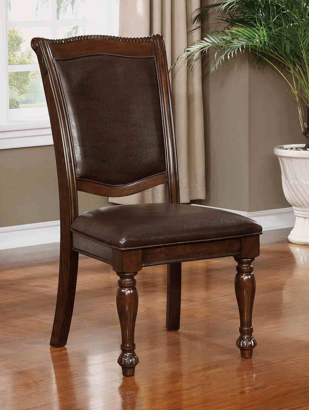 Alpena Side Chair (2/CTN), Brown Cherry