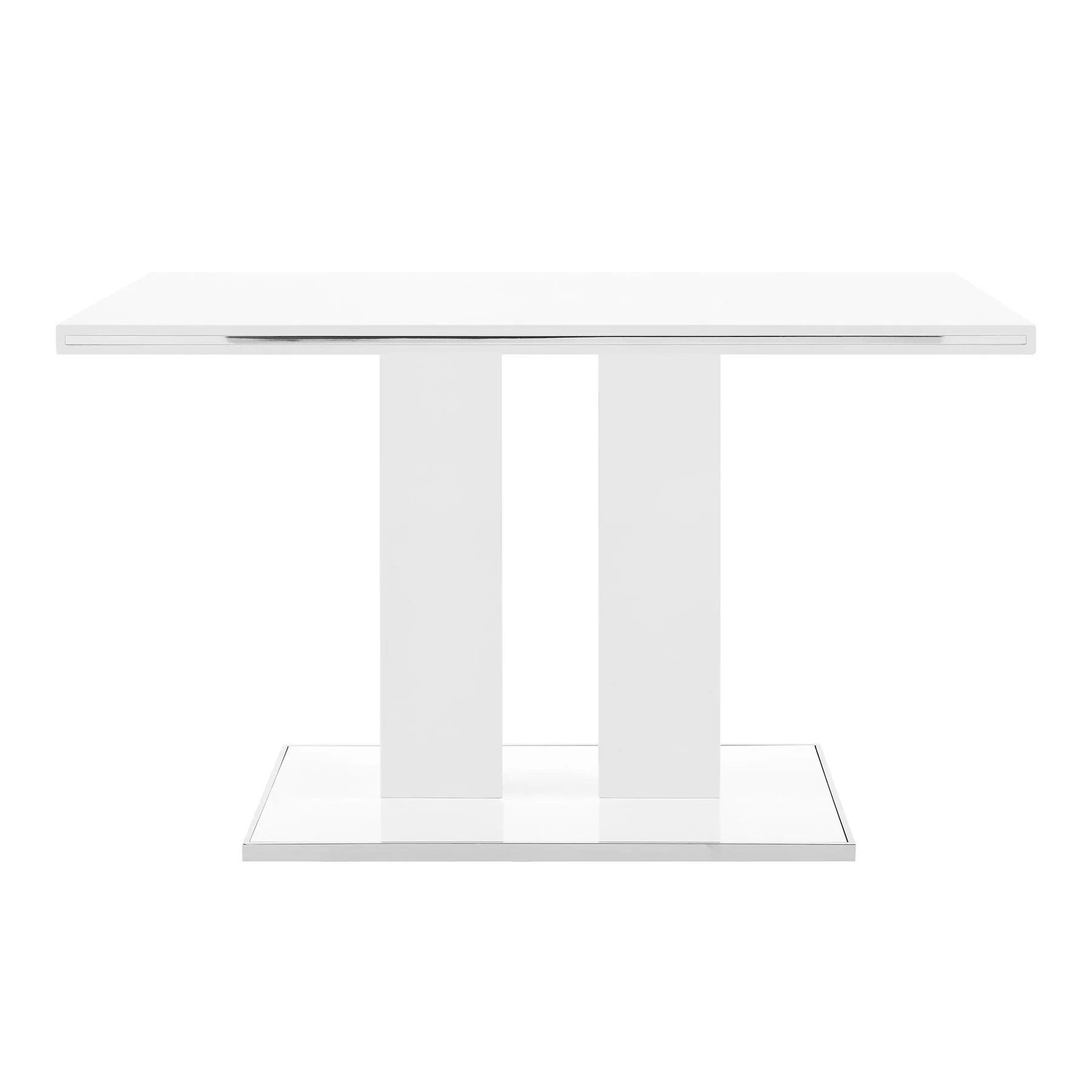 Amanda 5 Piece White Rectangular Dining Set - Image 5