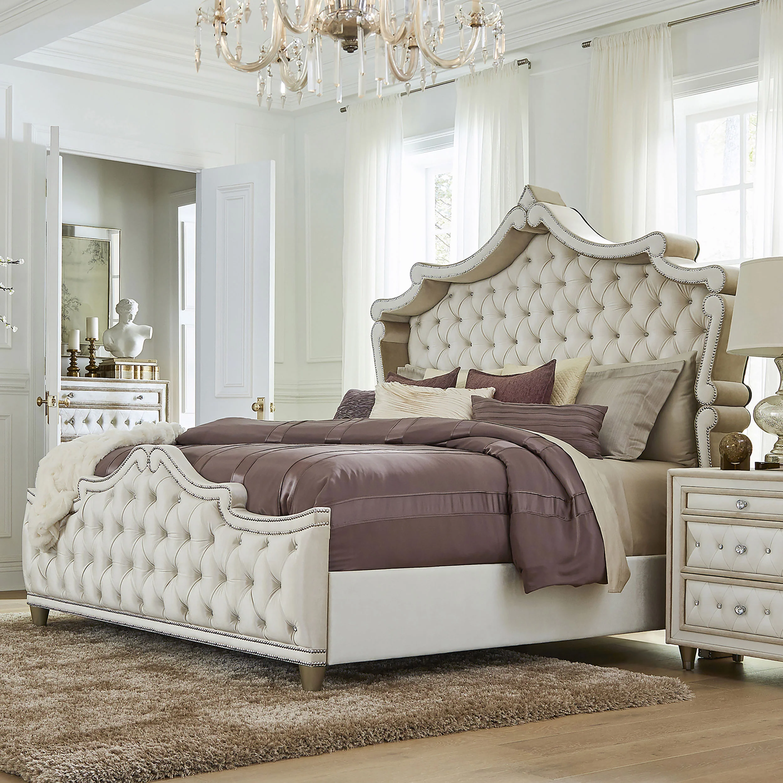 Antonella Panel Bed - Image 2