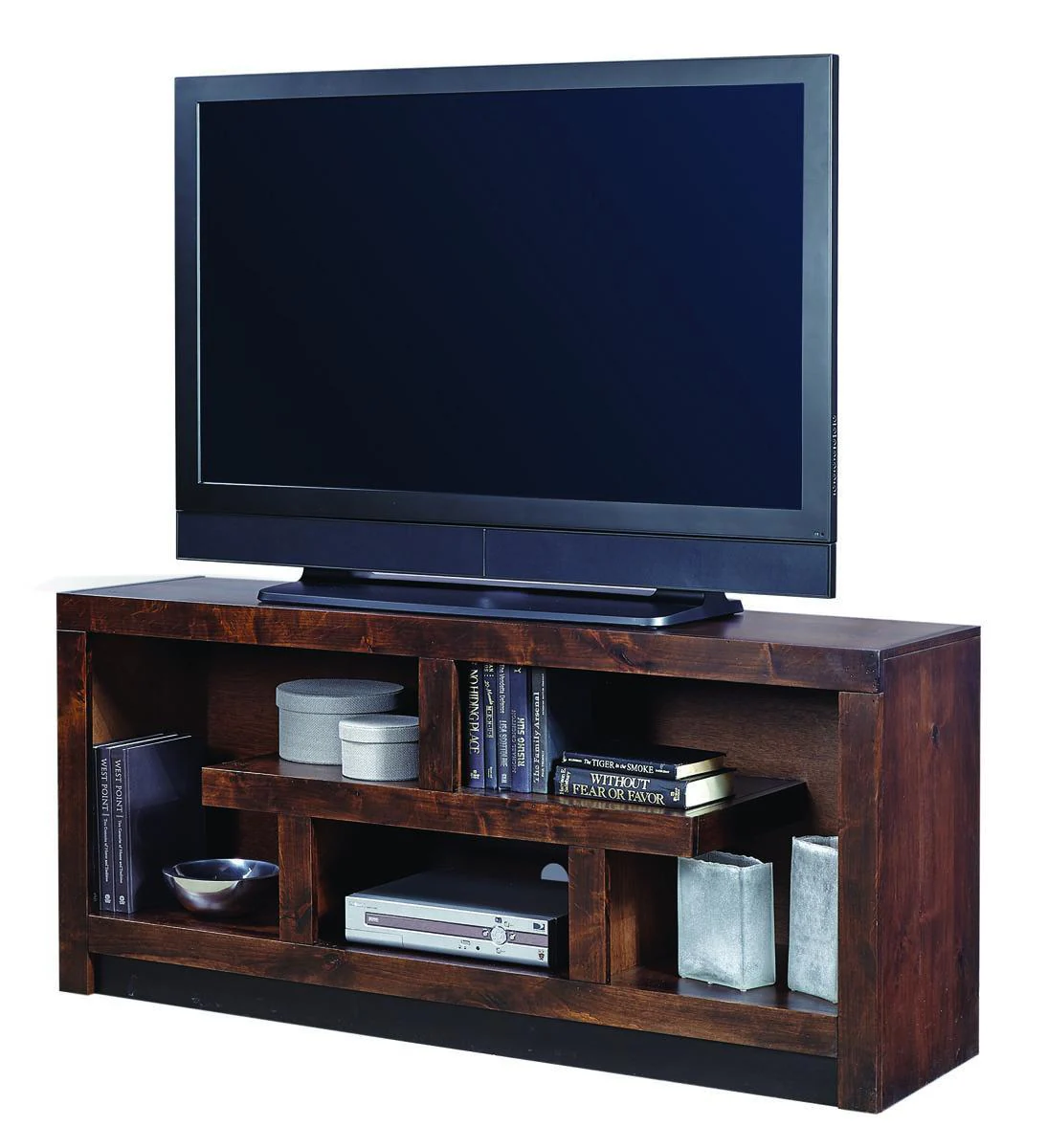 Aspenhome Contemporary Alder 60" Console in Tobacco