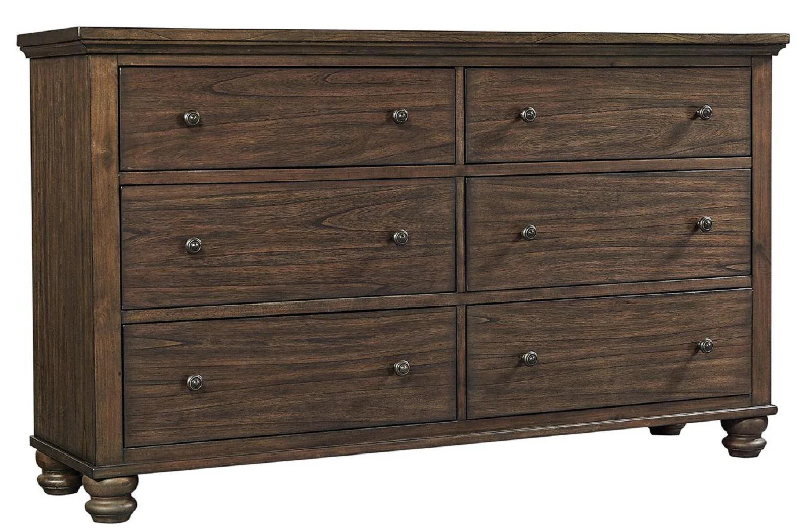 Aspenhome Hudson Valley 6 Drawer Dresser in Chestnut