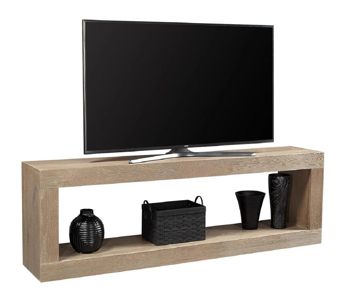 Aspenhome Nova Oak 74" Open Console in English Taupe
