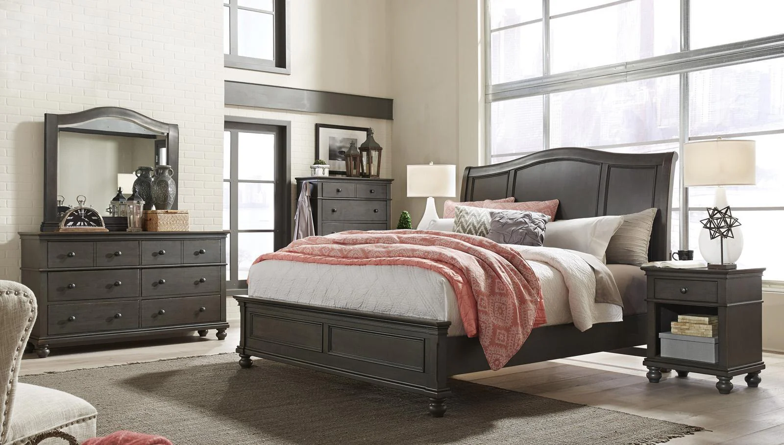 Aspenhome Oxford 6 Drawer Dresser in Peppercorn - Image 4