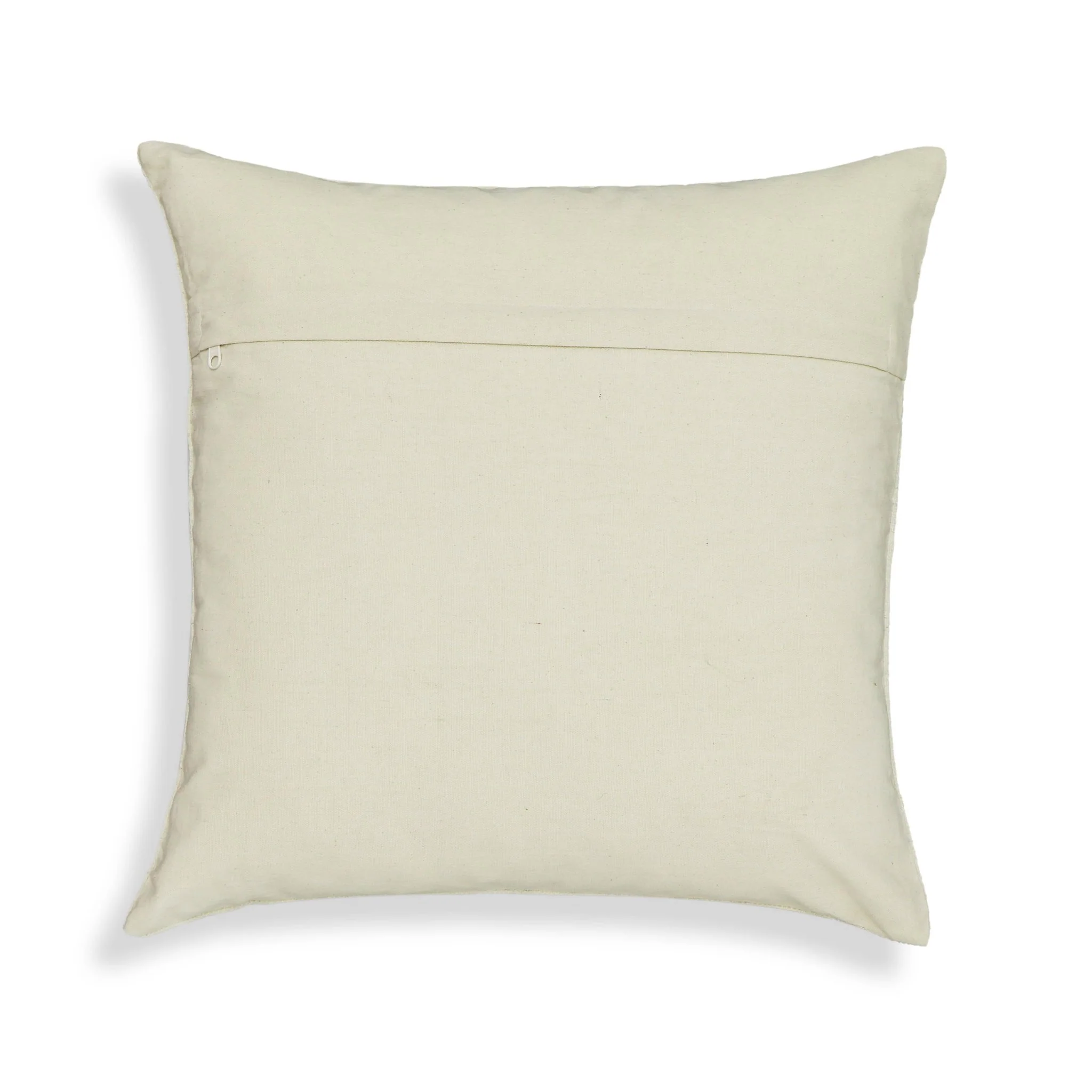 Aztec Cream & Indigo Wool 20 inch Square Accent Cushion - Image 6
