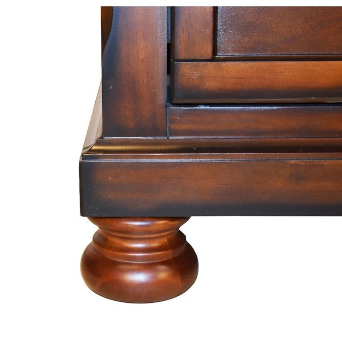 Baltimore 5 Pc king Bed Dark Walnut - Image 10
