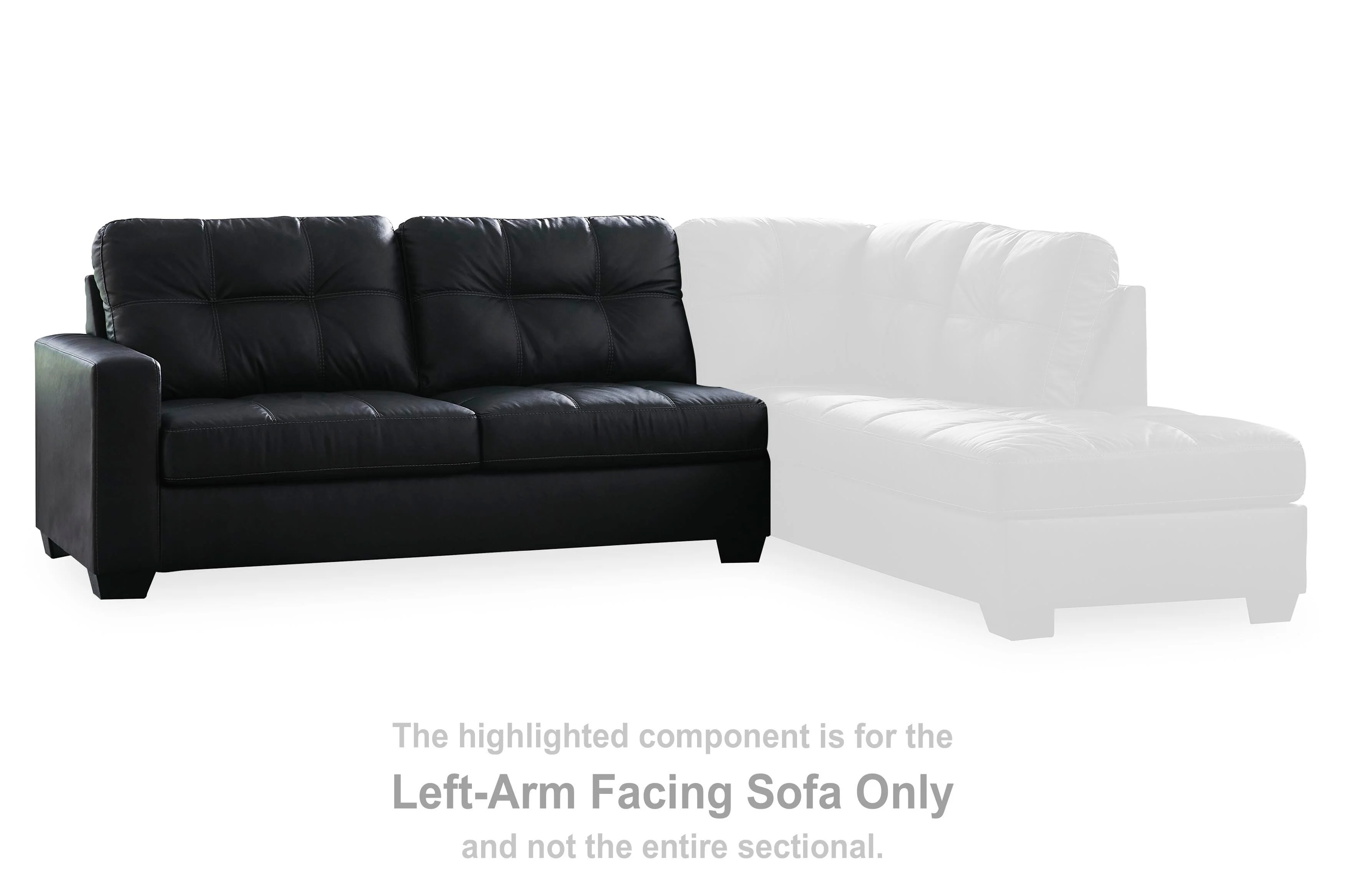 Barlin Mills Sectional with Chaise - Image 9