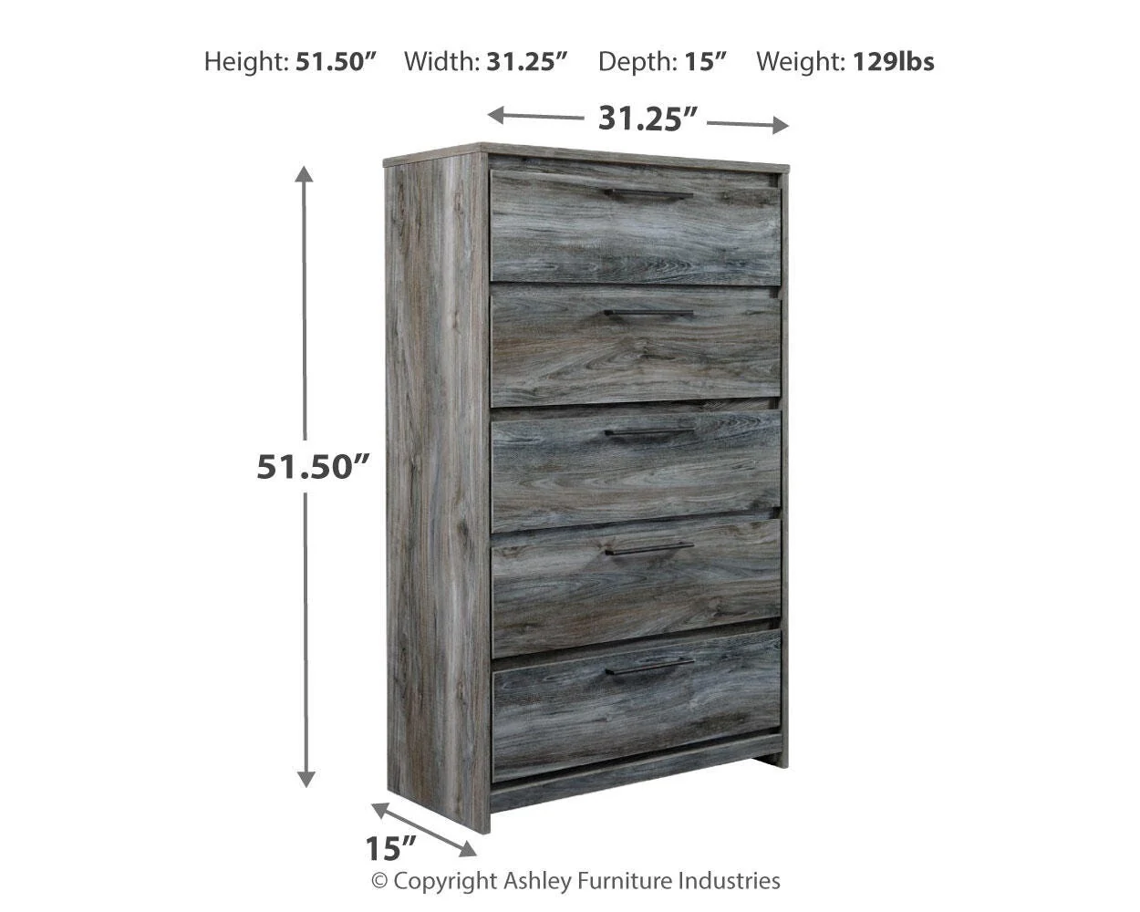 Baystorm Chest of Drawers - Image 6