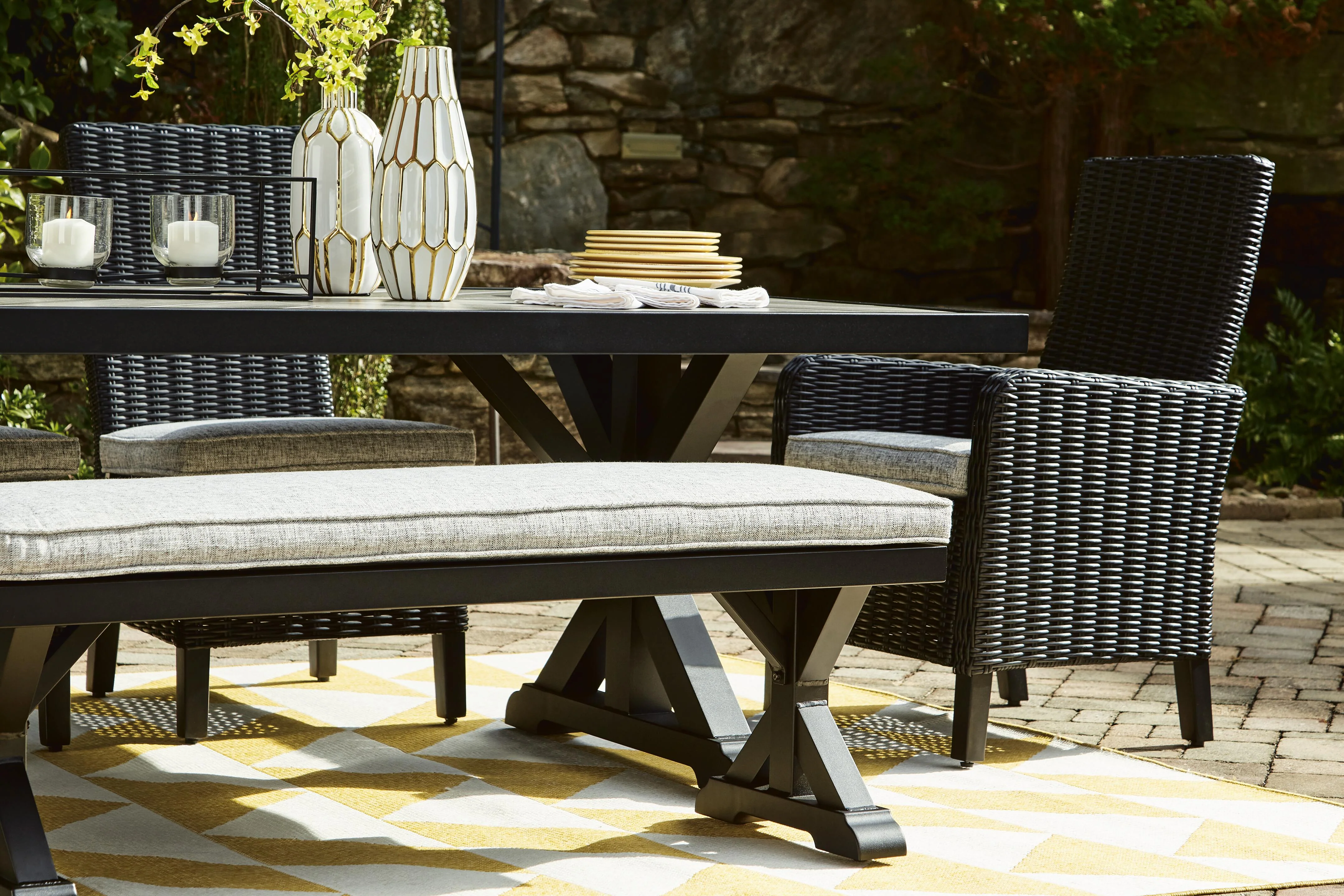 Beachcroft Outdoor Dining Table - Image 9