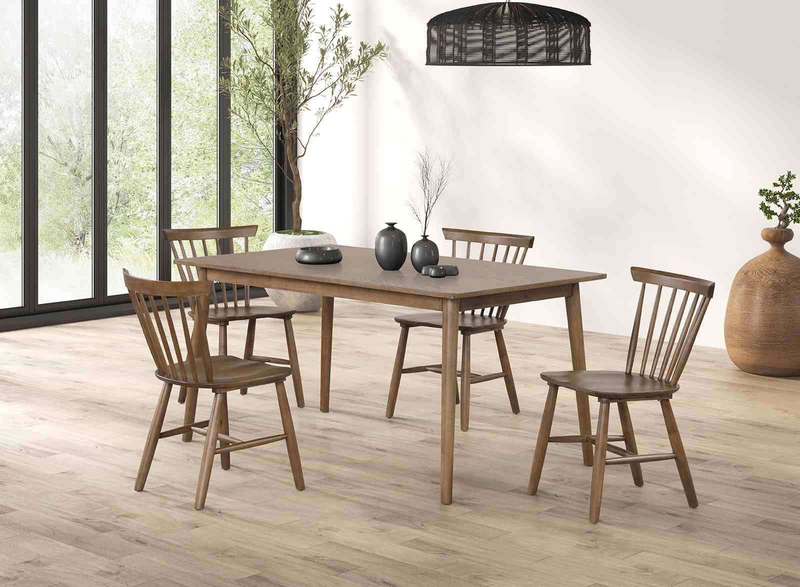 Beale 7 Pc. Dining Table Set, Walnut