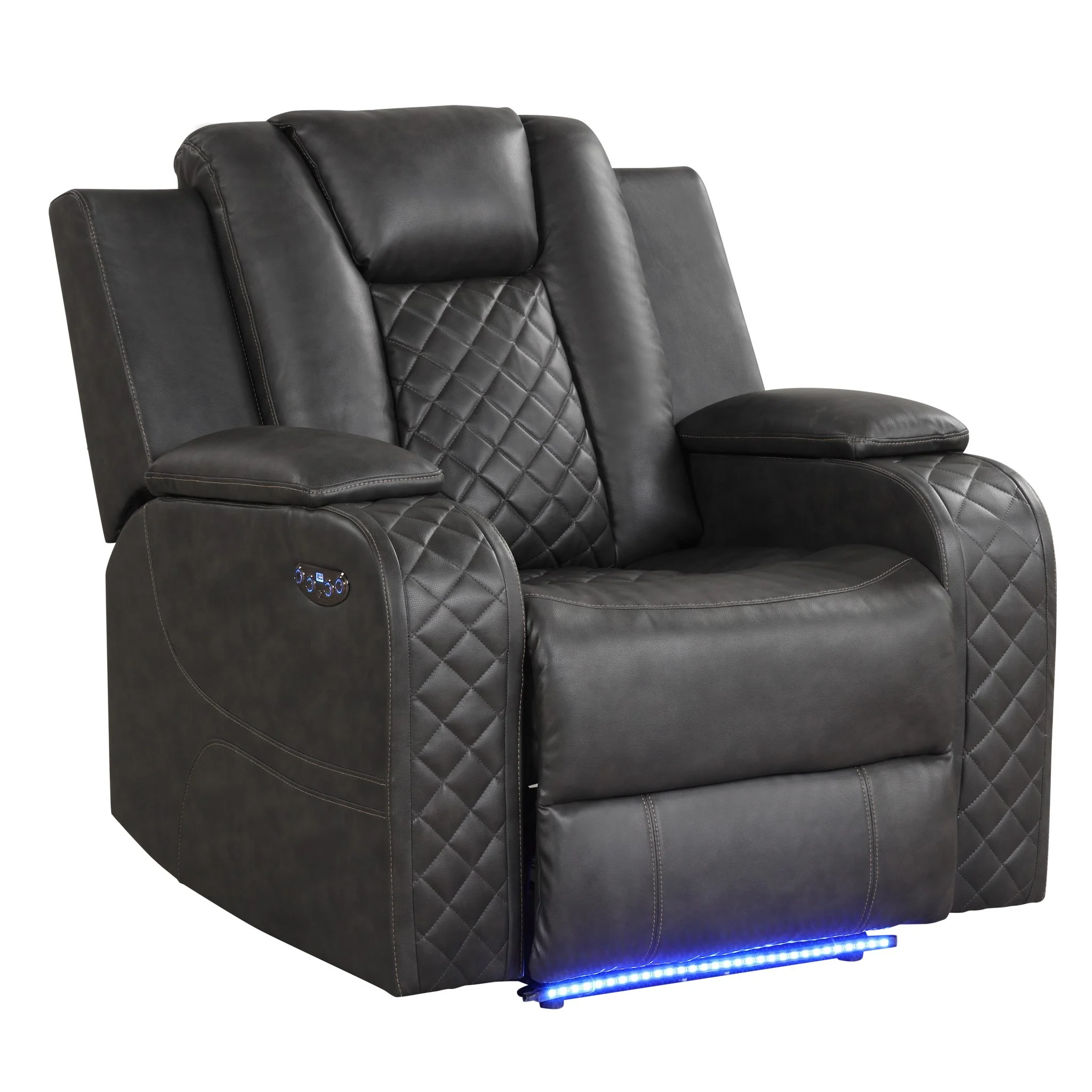 Benz Reclining Chair Gray