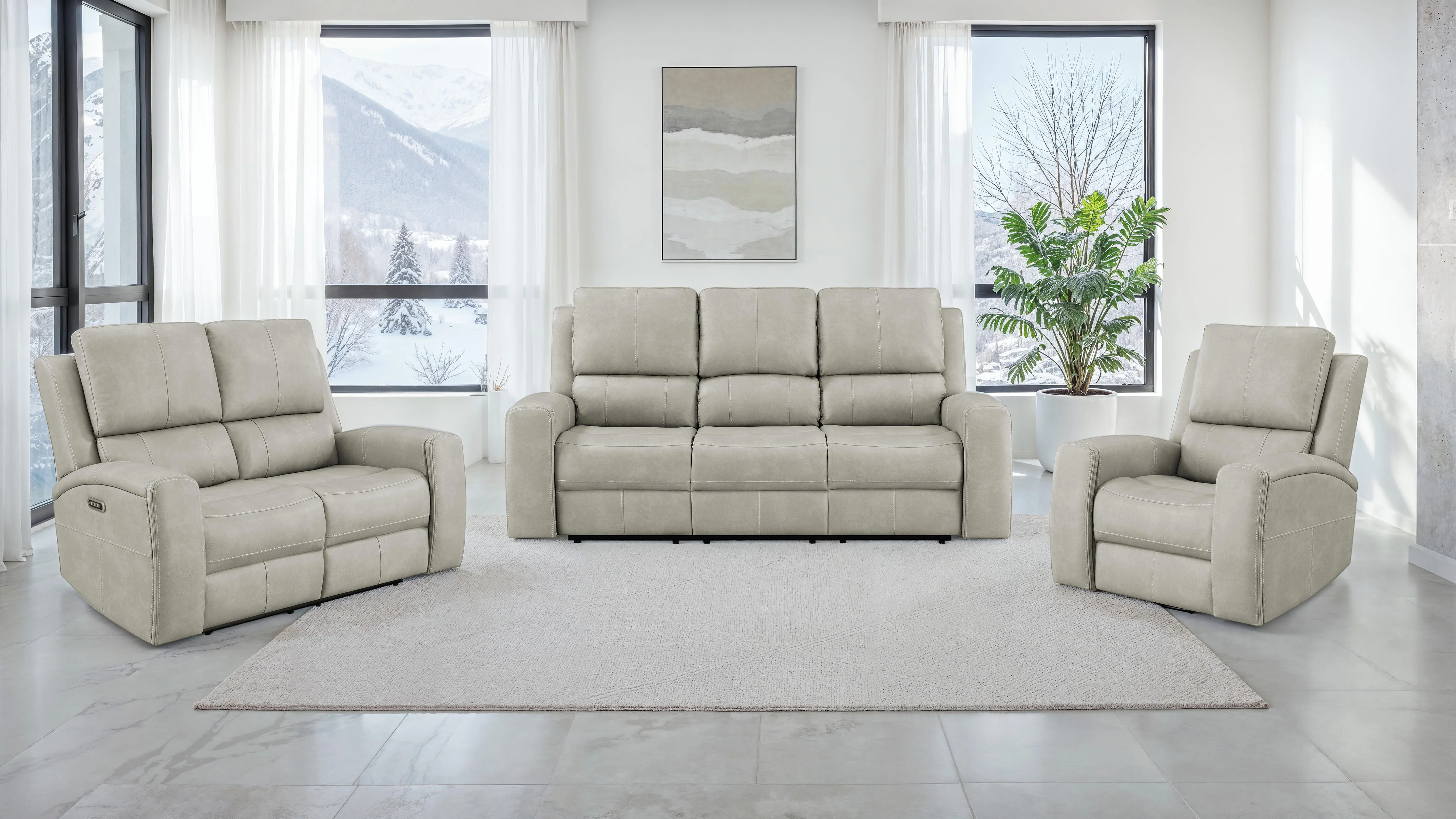 Brickston Triple Power Reclining Loveseat - Image 30