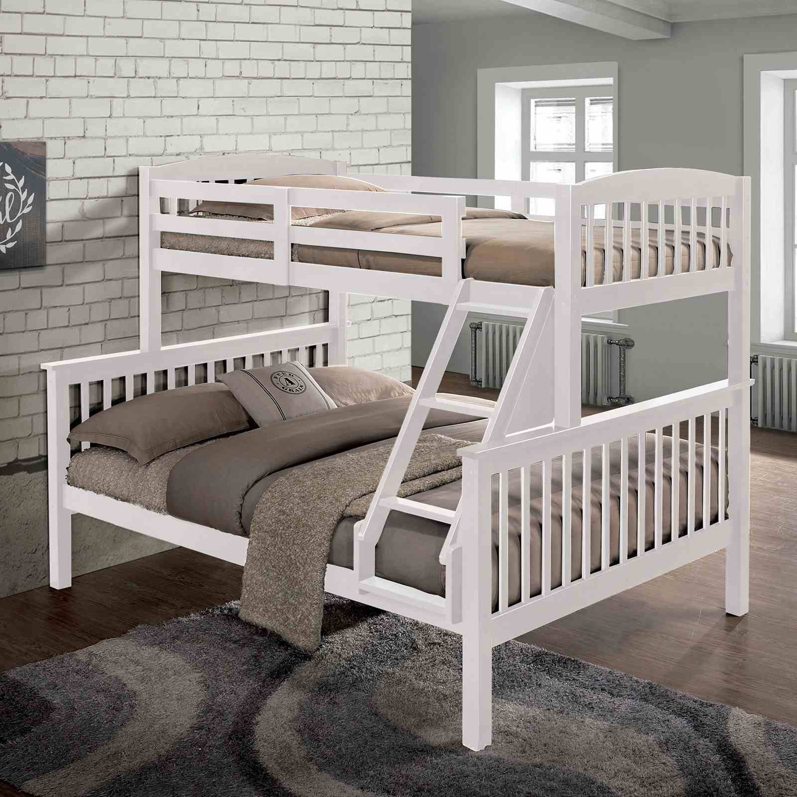 Brookings Twin/Full Bunk Bed, White