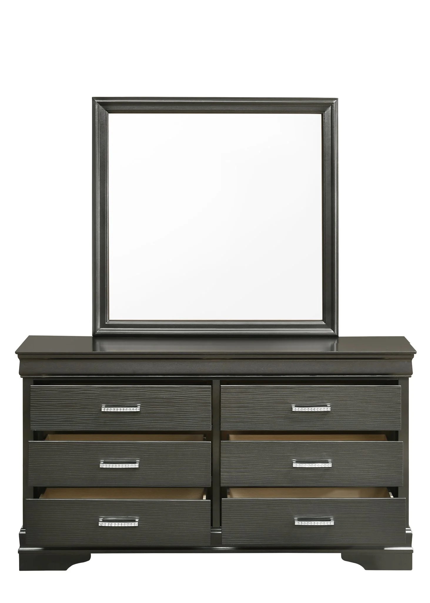 Brooklyn Full 5 Bedroom Set Gray - Image 7