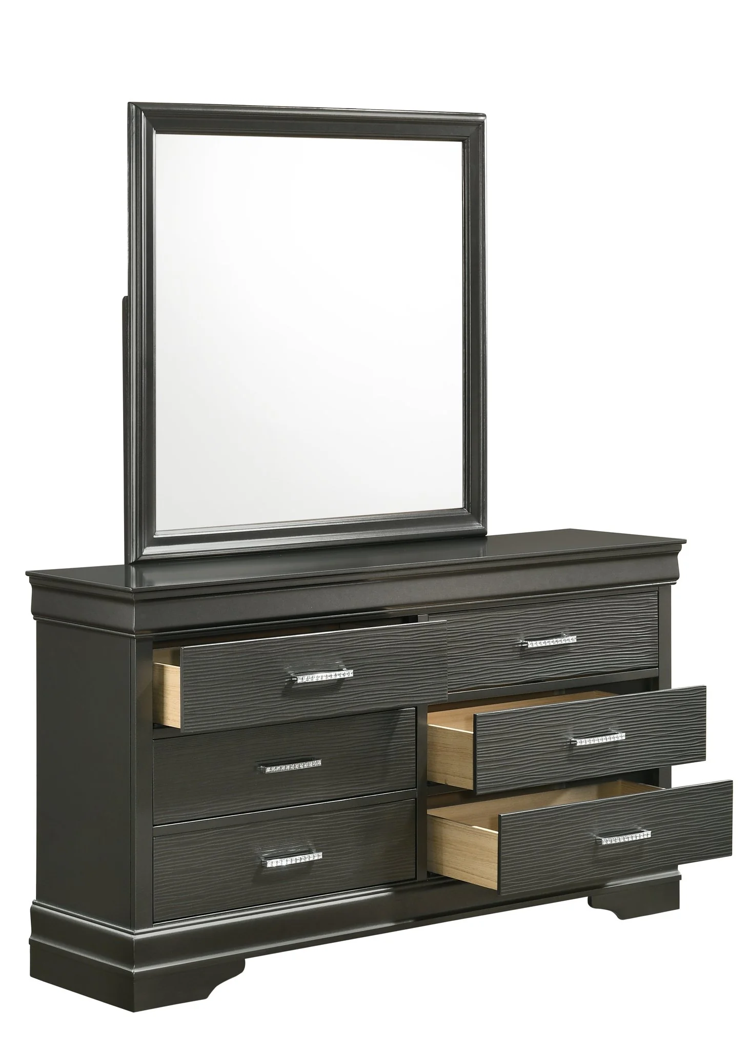 Brooklyn Twin 4 Bedroom Set Gray - Image 7