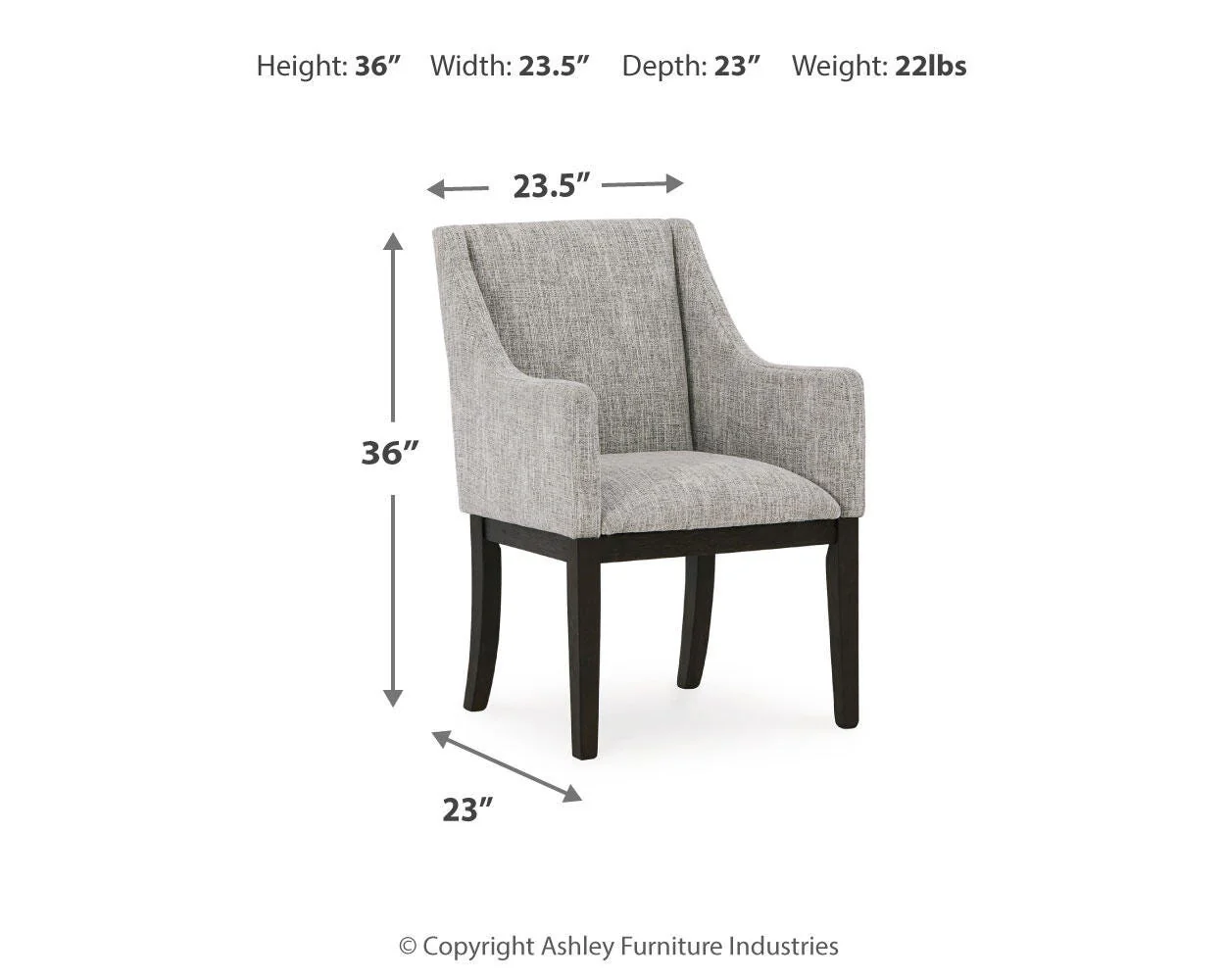 Burkhaus Dining Arm Chair - Image 11