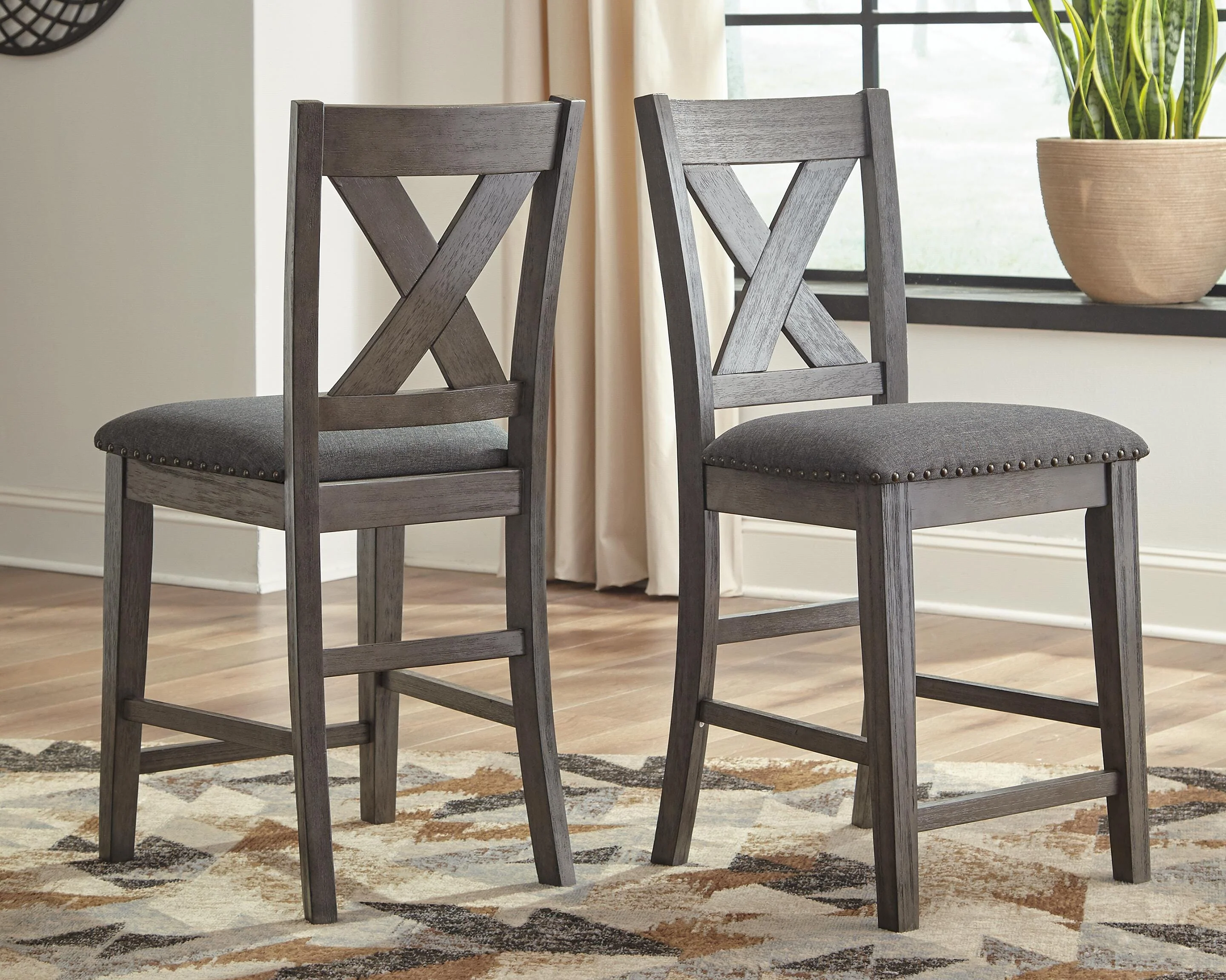 Caitbrook Counter Height Upholstered Bar Stool - Image 10
