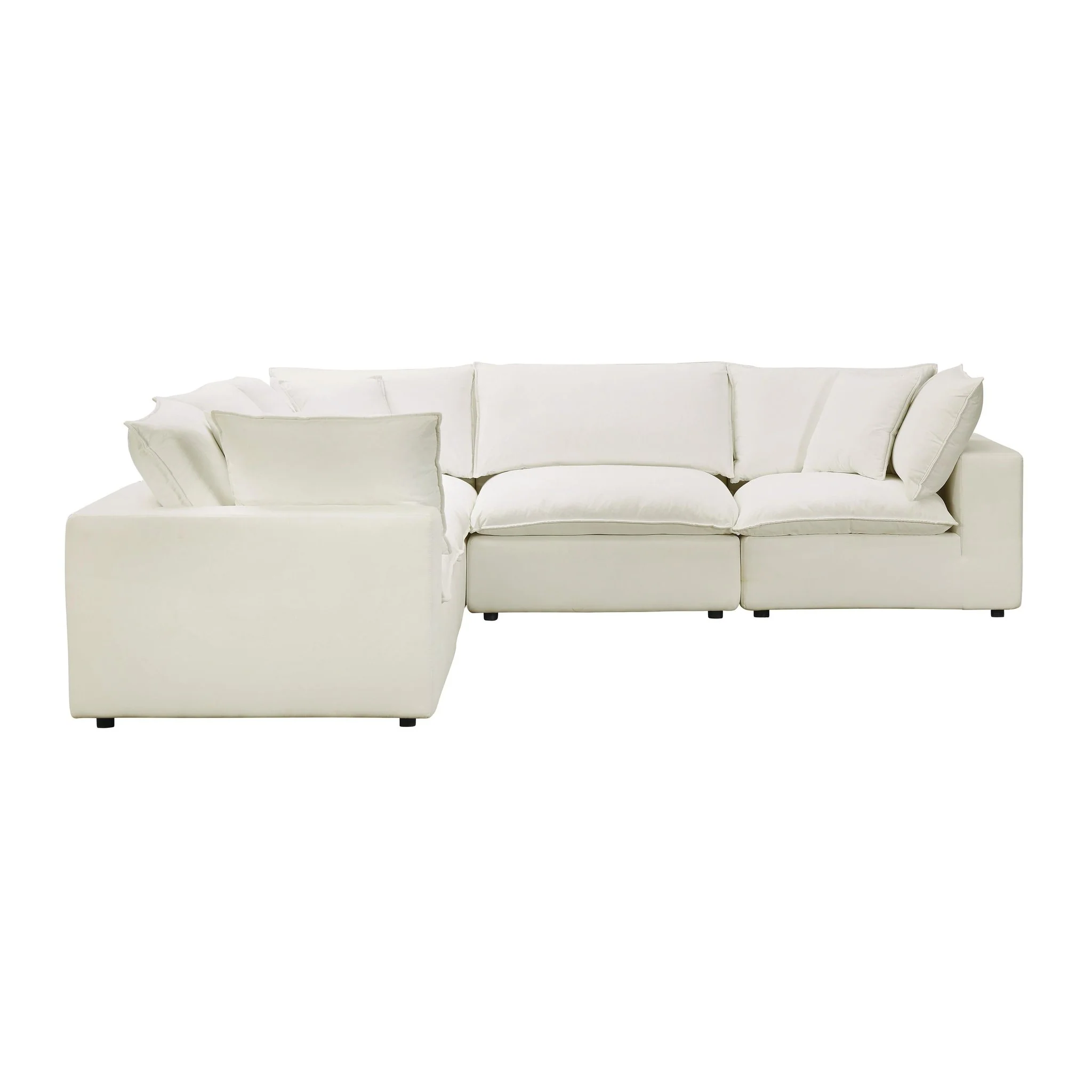 Cali Natural Performance Fabric Modular L-Sectional