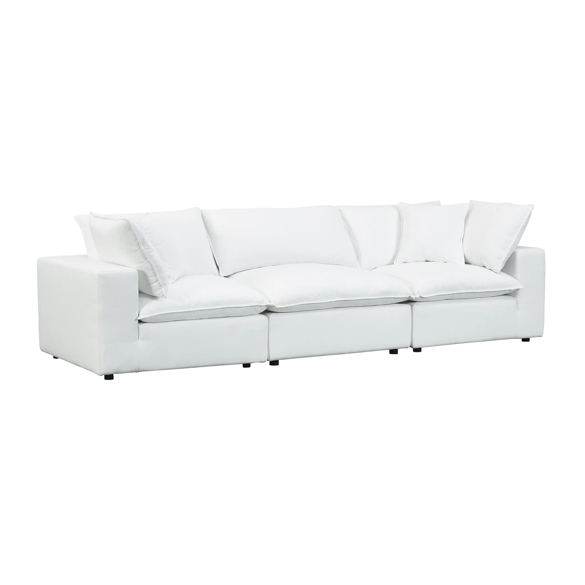 Cali Pearl Performance Fabric Modular Sofa