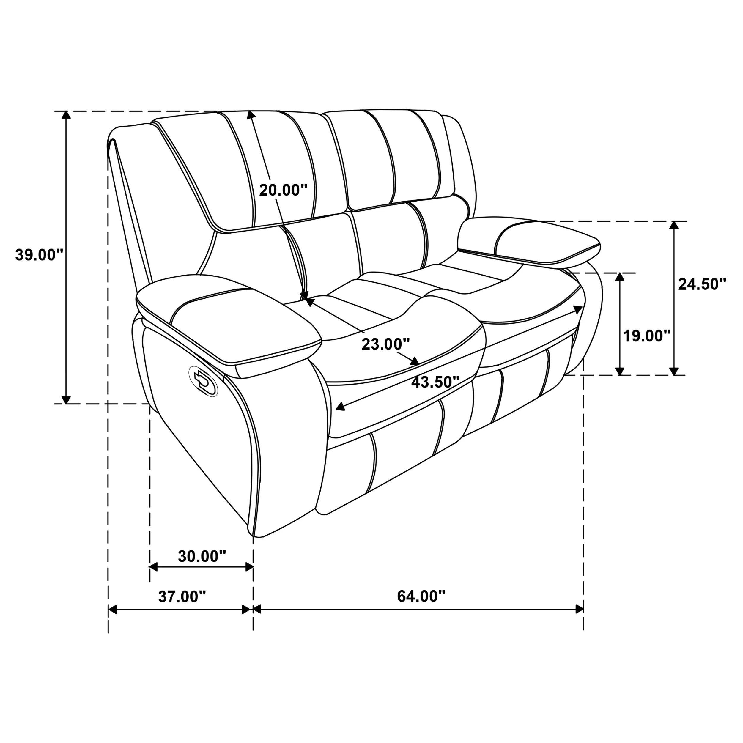 Camila Reclining Sofa Set - Image 51