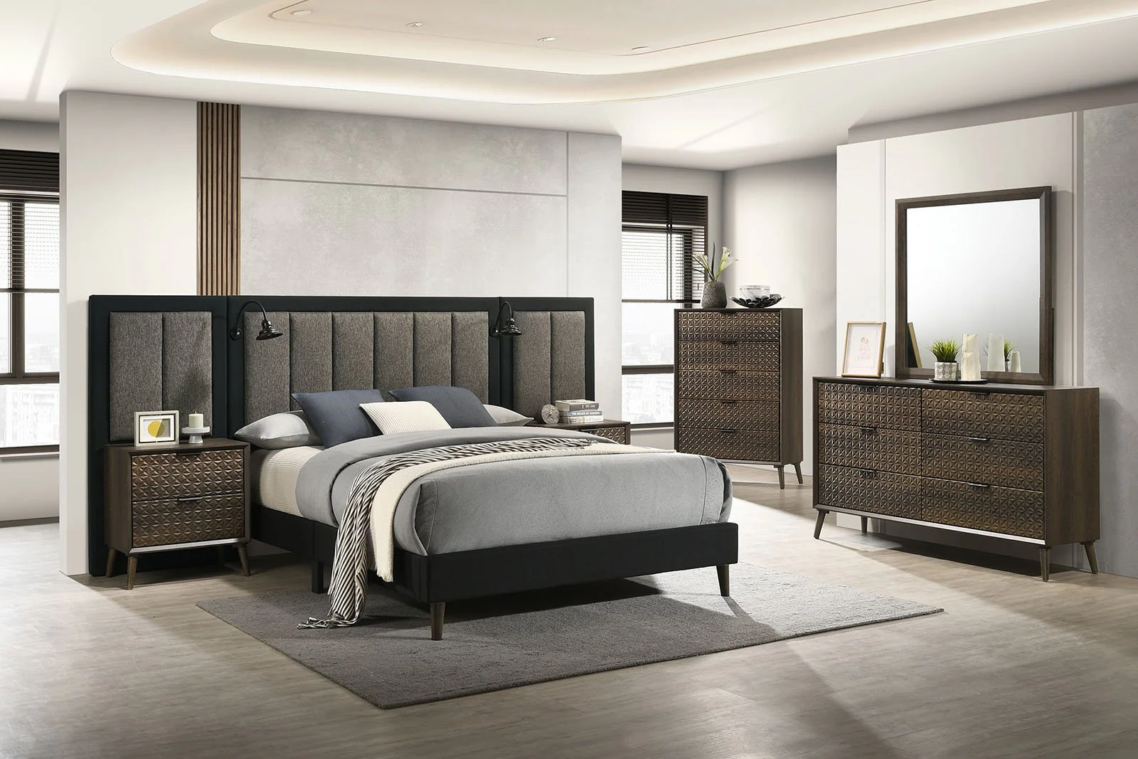Chalfont 5 Pc. Queen Bedroom Set w/ Chest+WP - Image 2