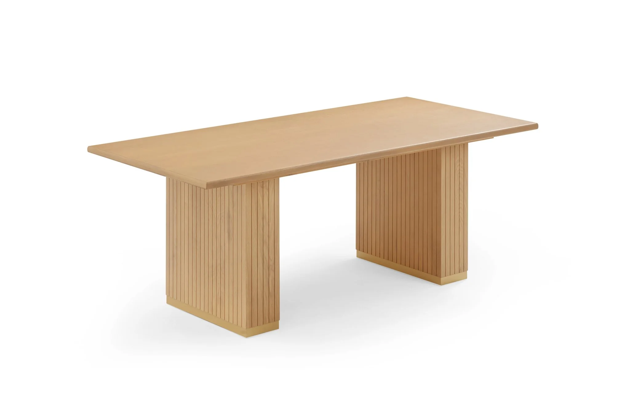 Chelsea Natural Oak Wood 79 inch Rectangular Dining Table