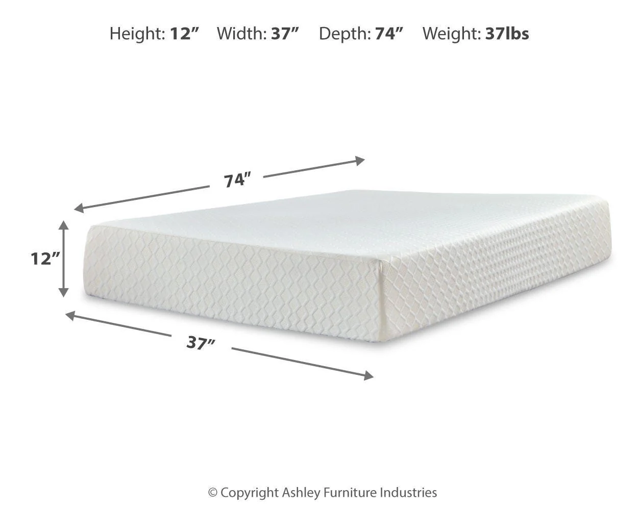 Chime 12 Inch Memory Foam Mattress in a Box - Image 28