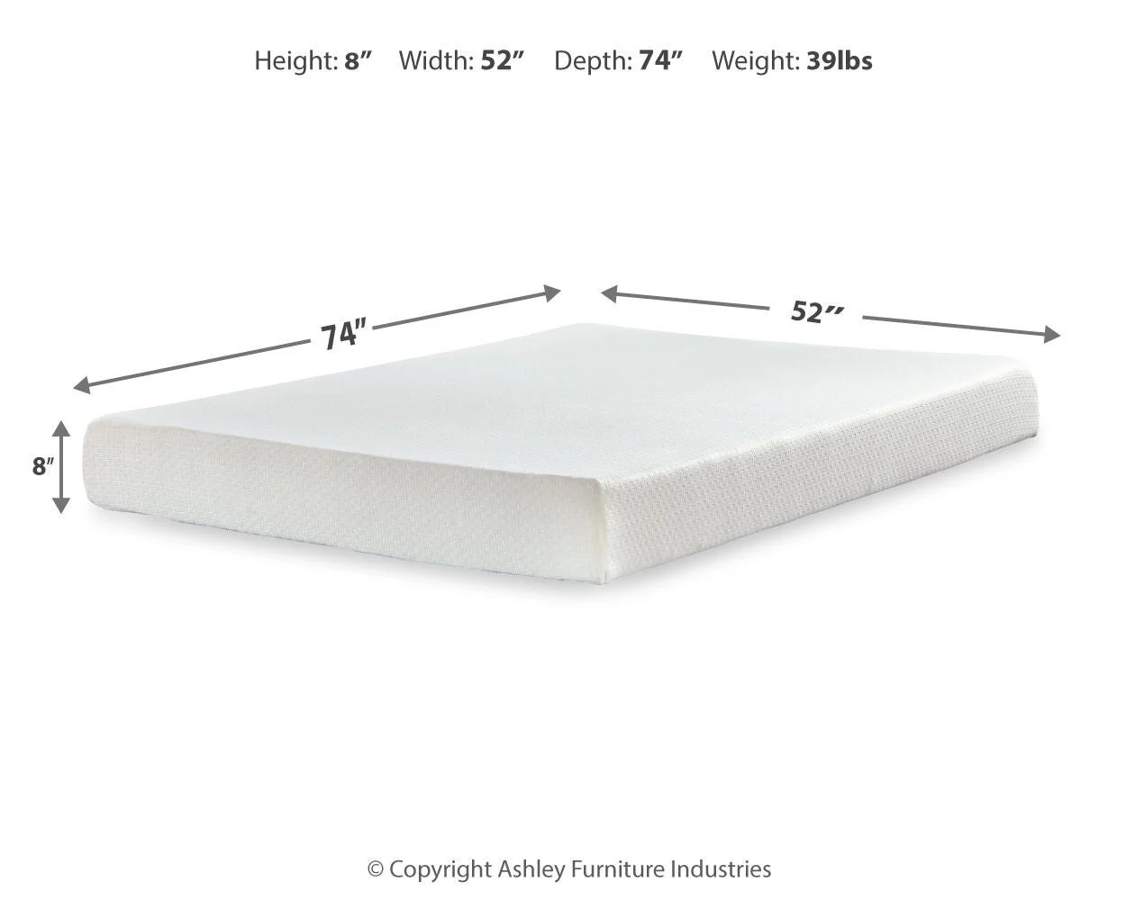 Chime 8 Inch Memory Foam Mattress in a Box - Image 63