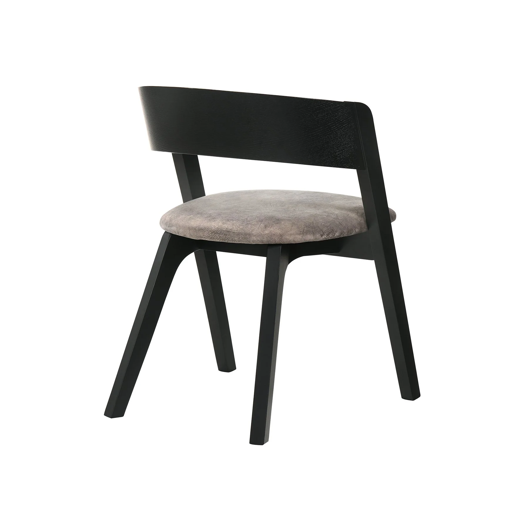 Cortina and Jackie 5 Piece Black Rectangular Dining Set - Image 4