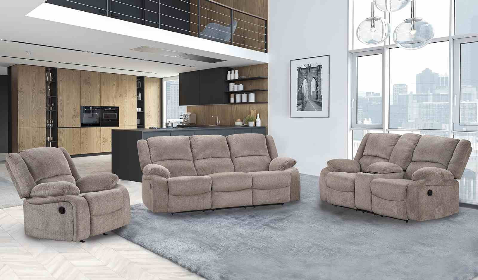 Cosimo Recliner, Mocha - Image 2