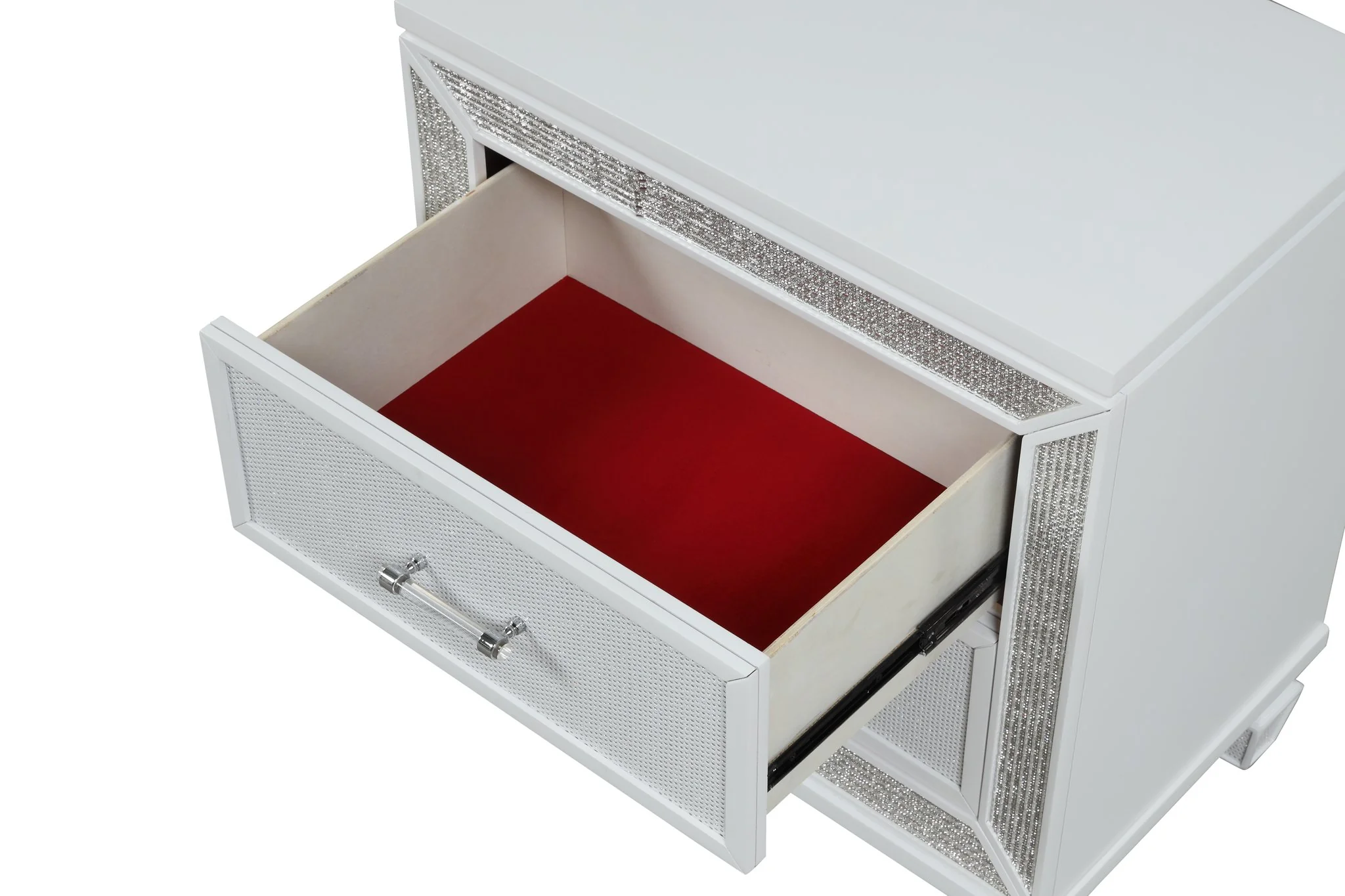 Crystal Nightstand White - Image 4
