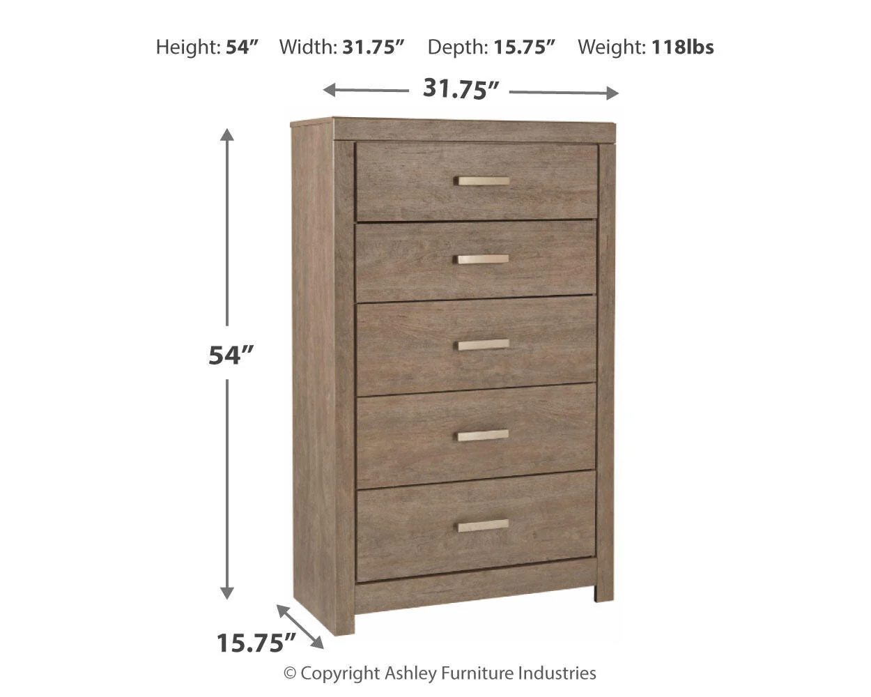 Culverbach Chest of Drawers - Image 5