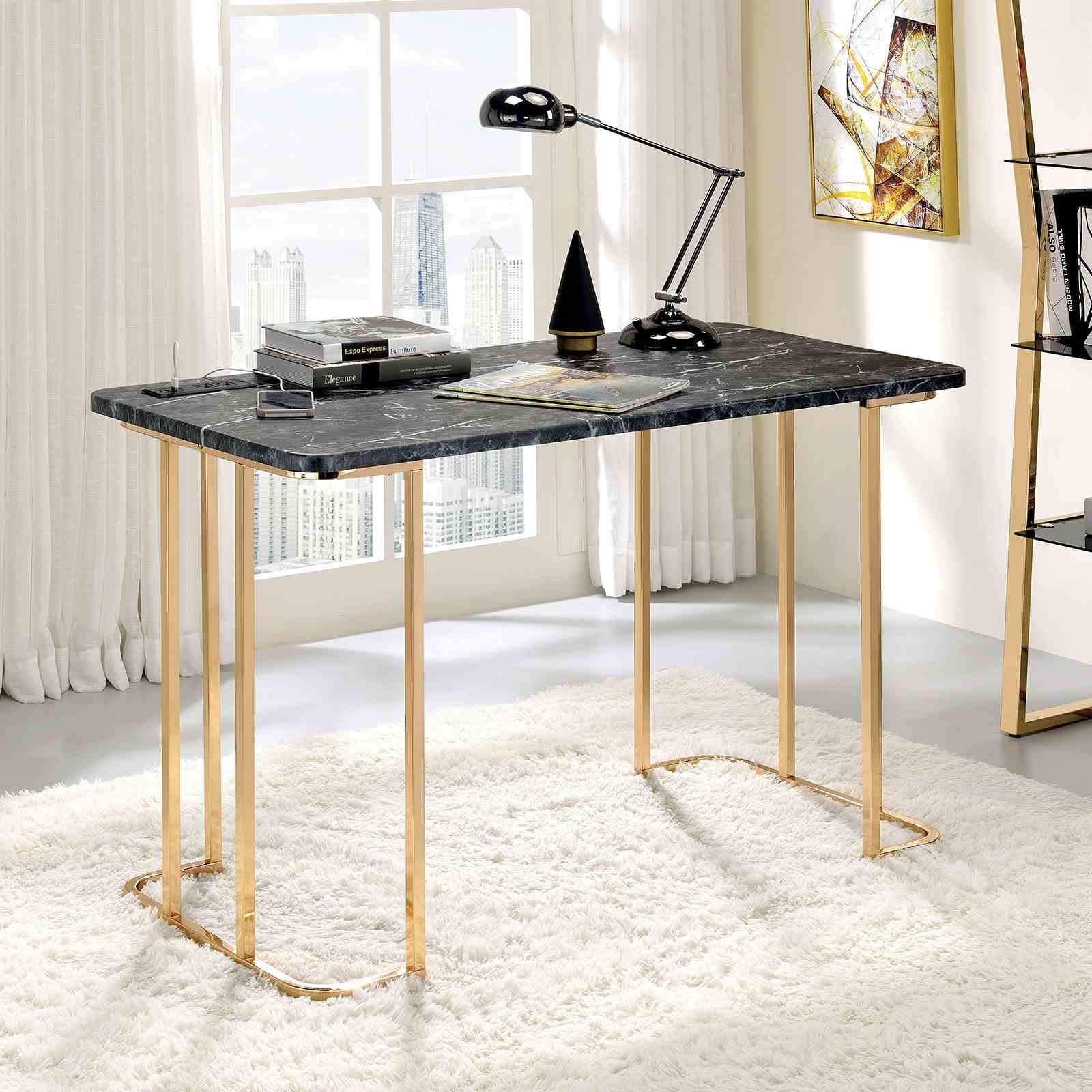 Delphine Desk, Black