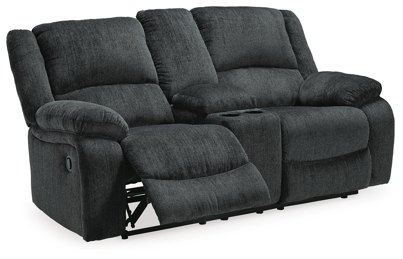 Draycoll Reclining Loveseat with Console - Image 6
