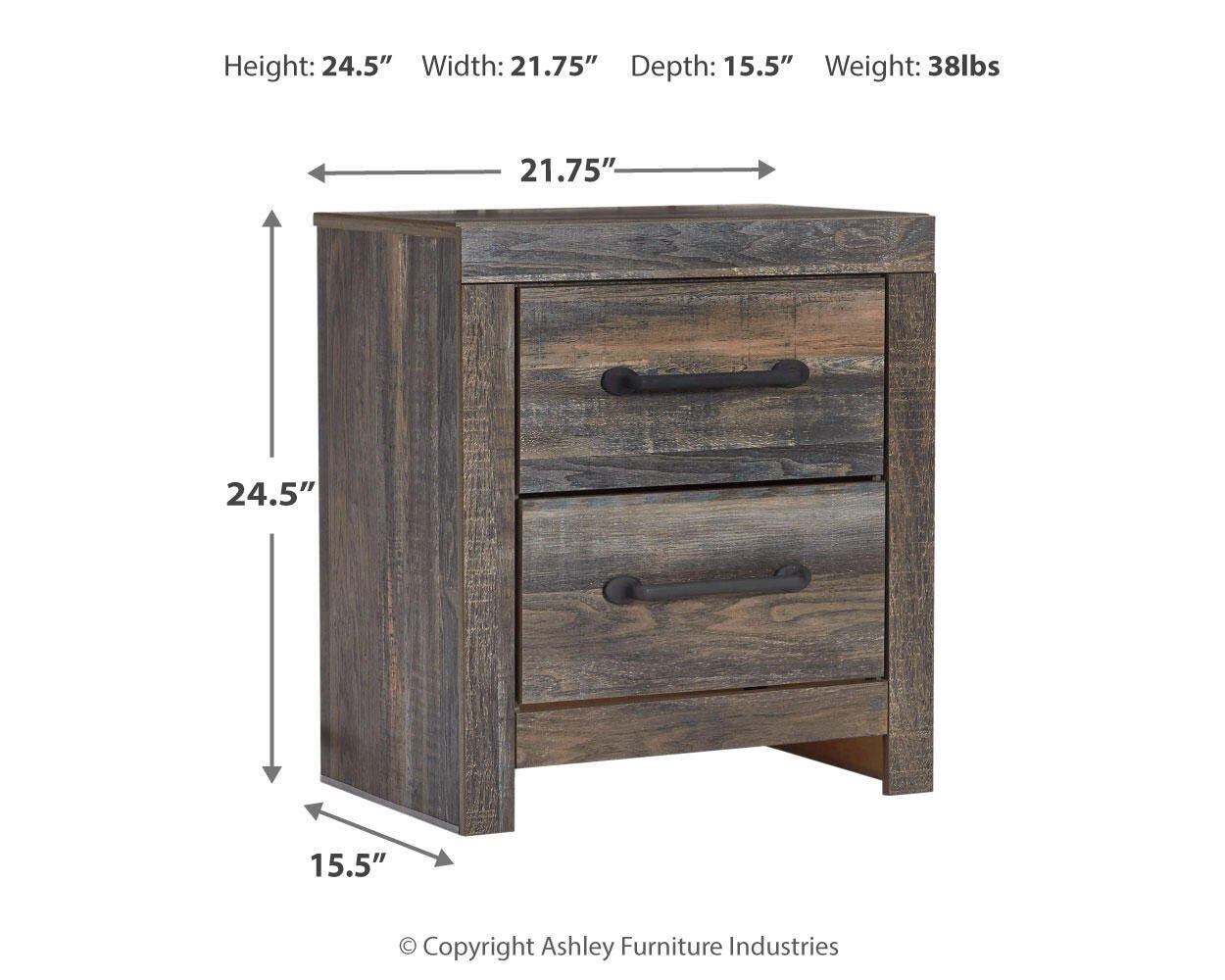 Drystan Nightstand - Image 5