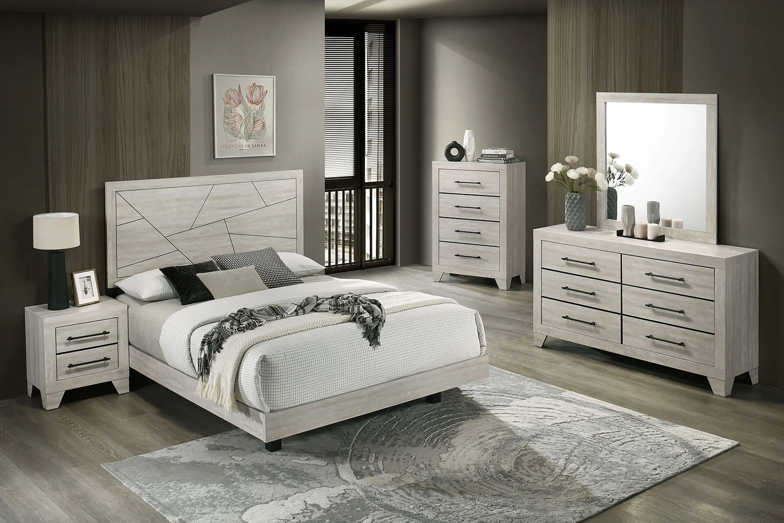 Dubuque Chest, Light Gray