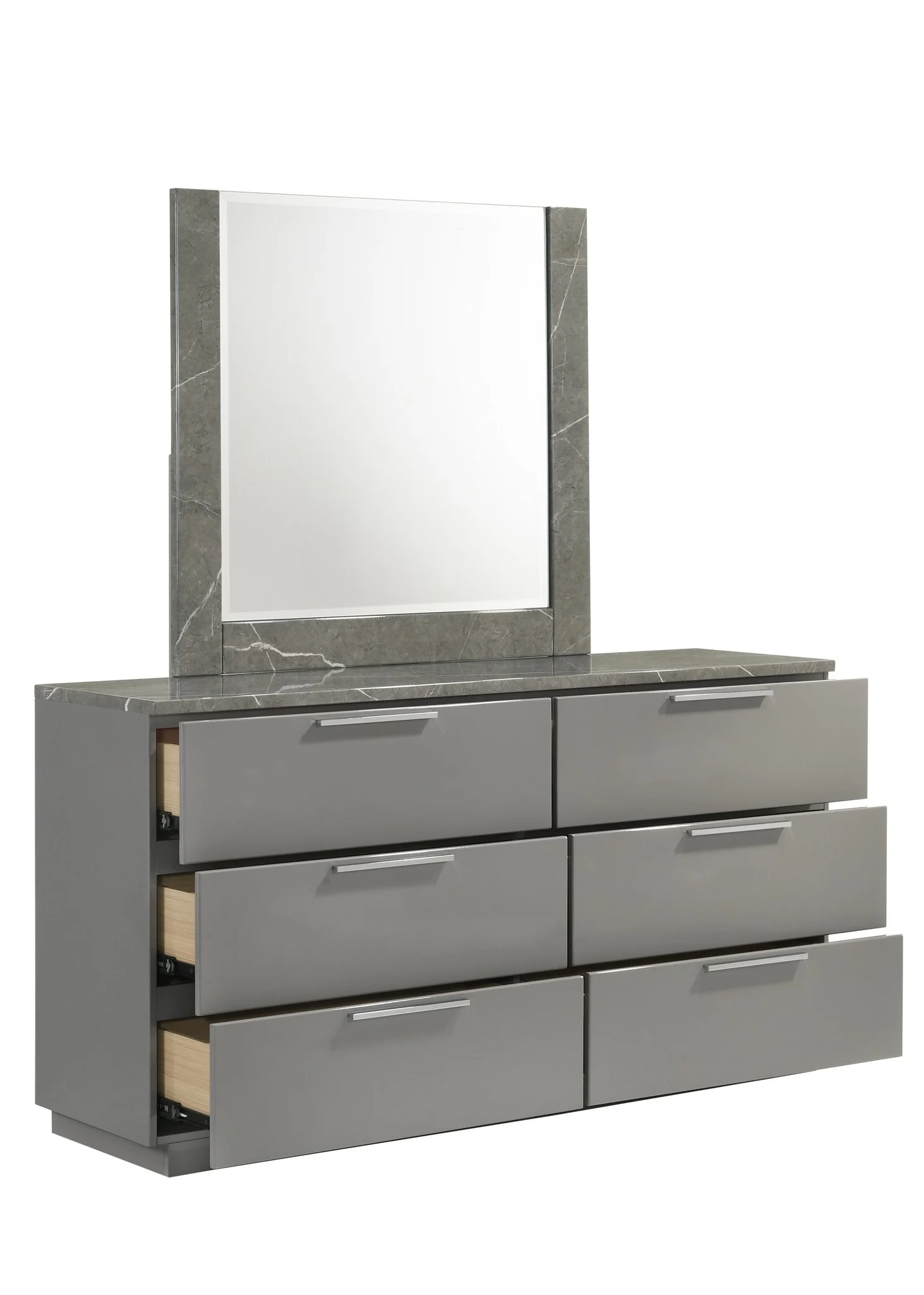 Elara King 4PC Bedroom Set Gray - Image 7