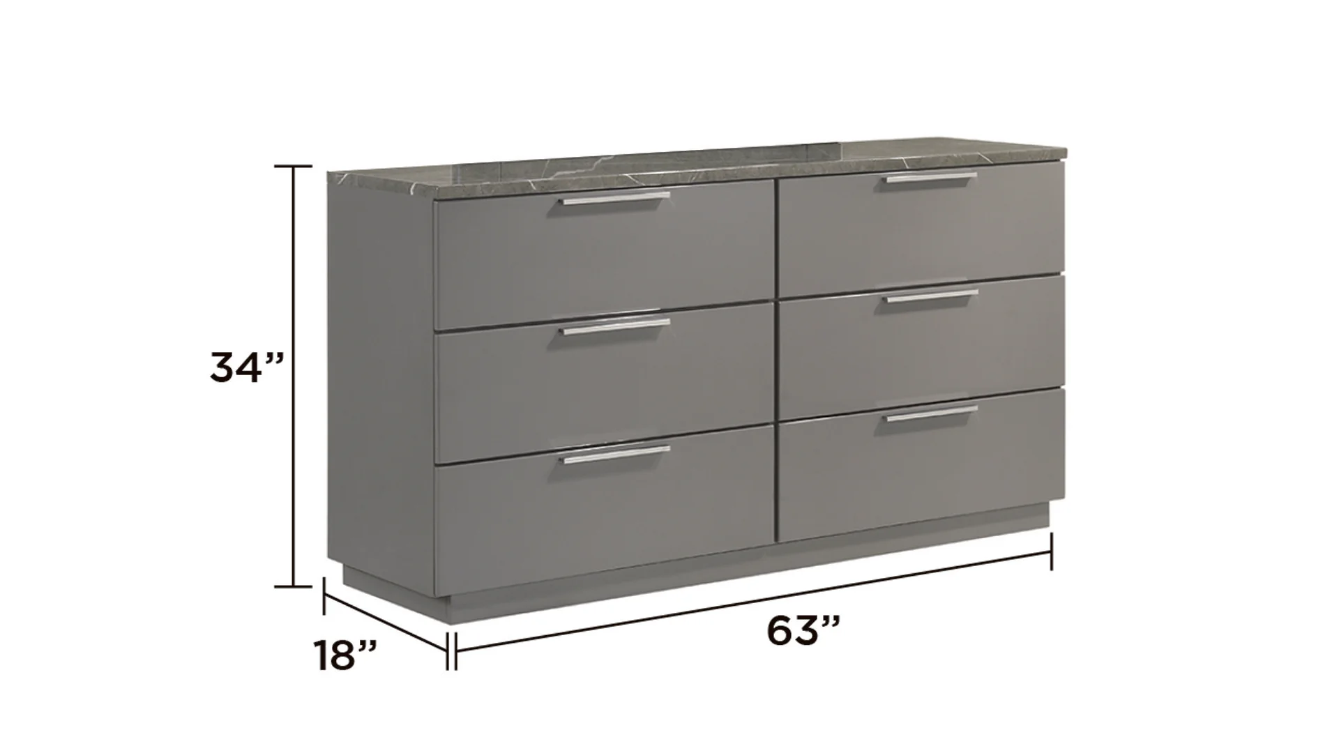 Elara Queen 4PC Bedroom Set Gray - Image 6