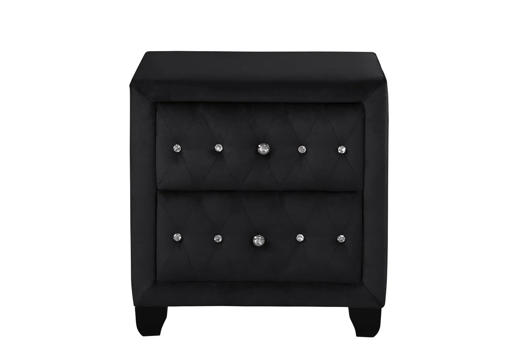 Encore King 5PC Vanity Bedroom Set Black - Image 14