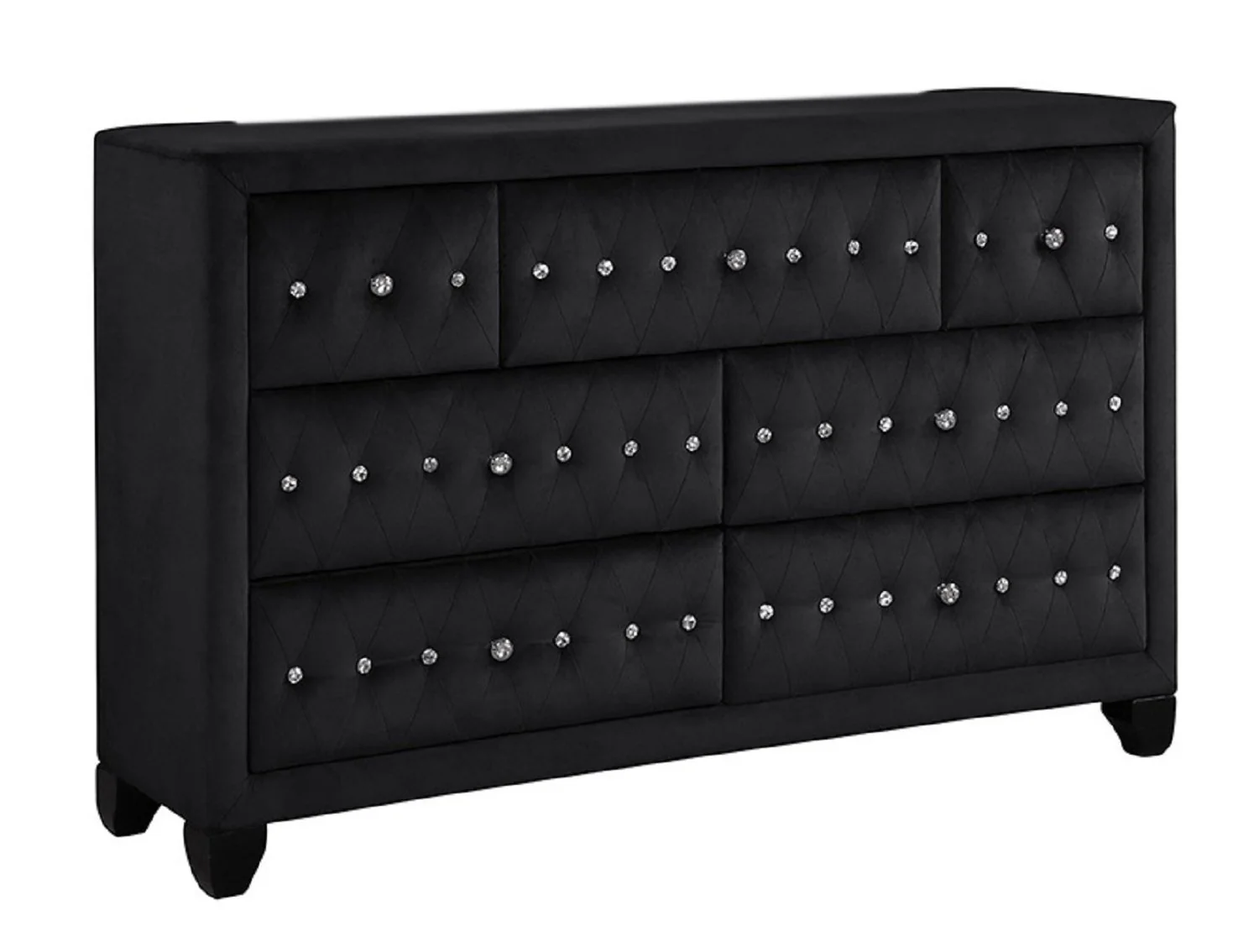 Encore Queen 4PC Bedroom Set Black - Image 7