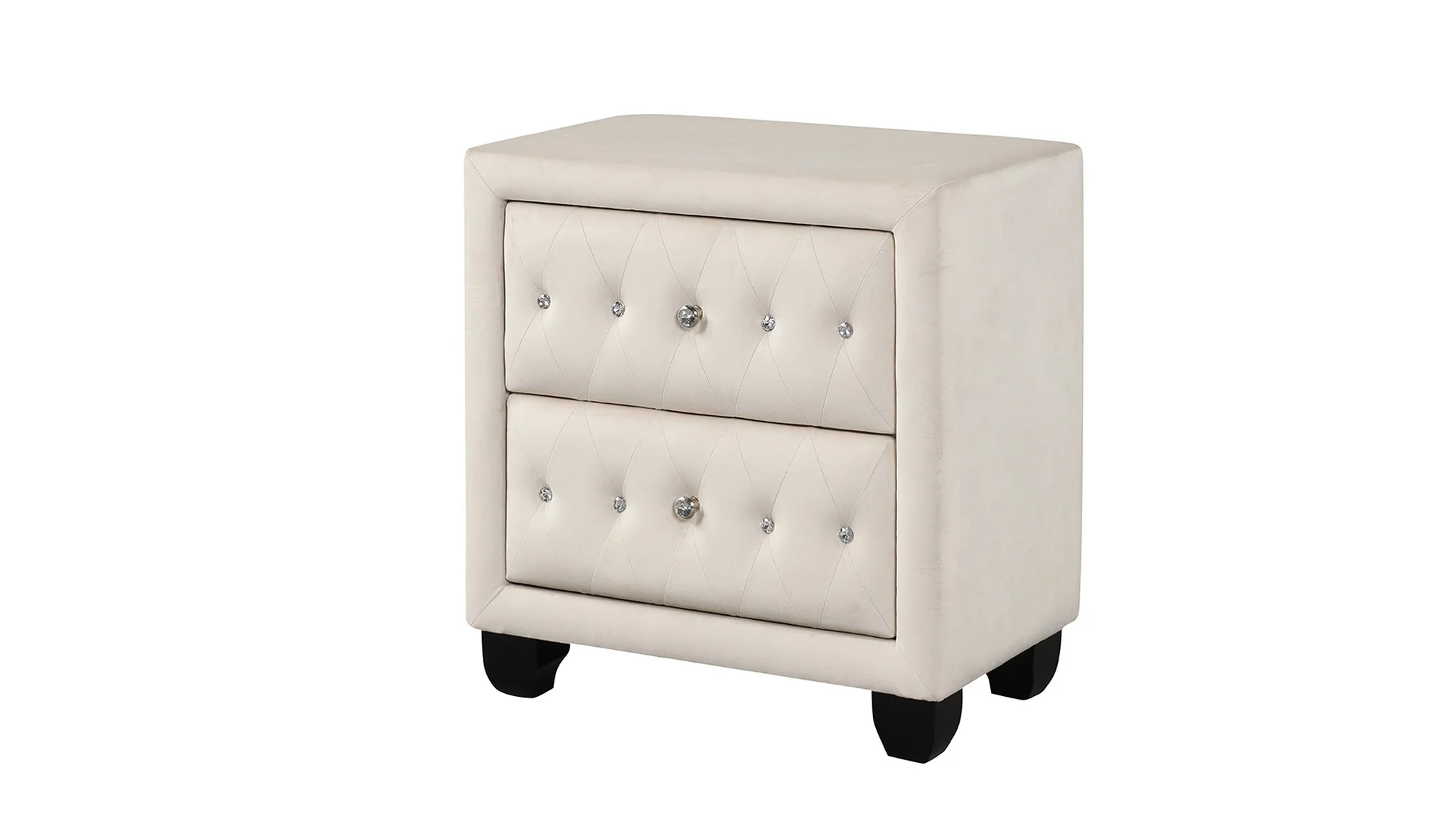 Encore Queen 4PC Vanity Bedroom Set Beige - Image 12