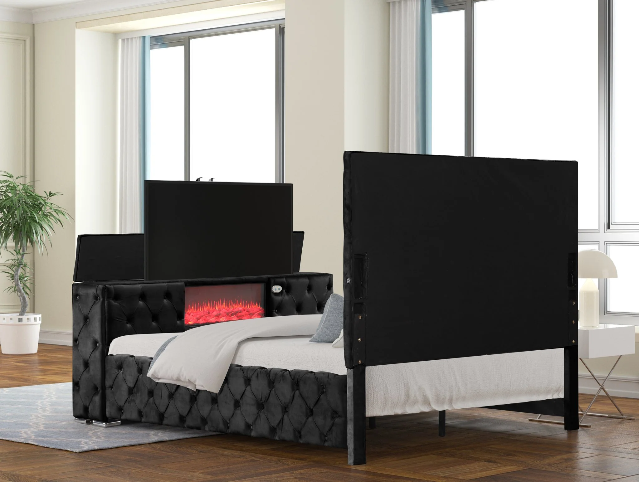 Encore Queen Bed Black - Image 4
